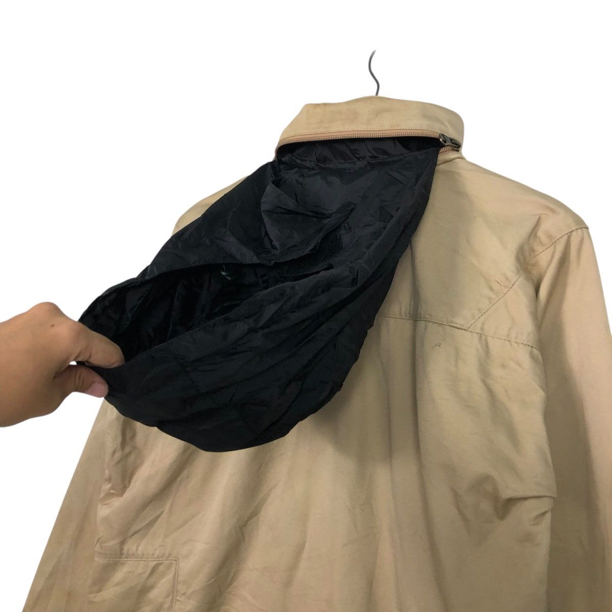 Emporio Armani 🔥VINTAGE CROPPED BONO BIKER JACKET EMPORIO ARMANI Size XL / US 12-14 / IT 48-50 - 12 Thumbnail