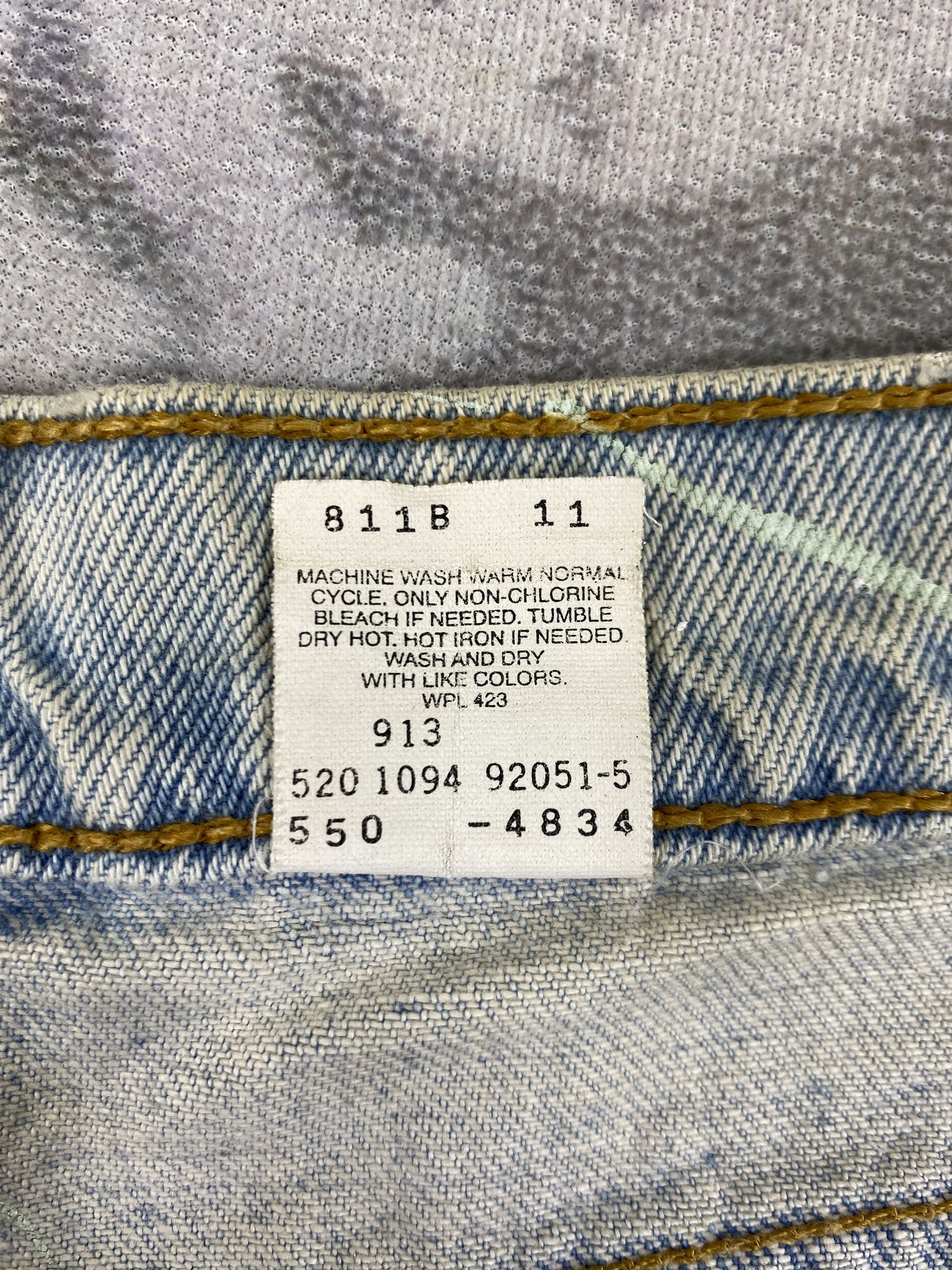Levi's 90's Painted Light Wash Vintage Levi's 550 USA 29x30 JN1851 Size US 29 - 10 Thumbnail