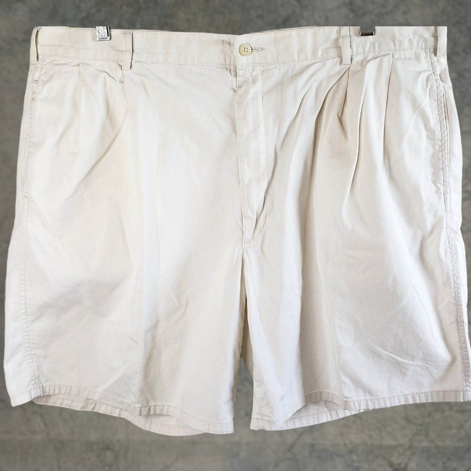 Polo Ralph Lauren Polo Ralph Lauren Chino Shorts Men Beige 32 Regular Twill Cotton 8 Inseam Outdoor Casual Vintage No Size US XS / EU 42 / 0 - 1 Thumbnail