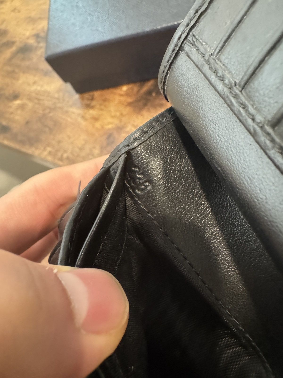 Prada prada vitello move leather 1ml225 bifold wallet black Size ONE SIZE - 9 Thumbnail