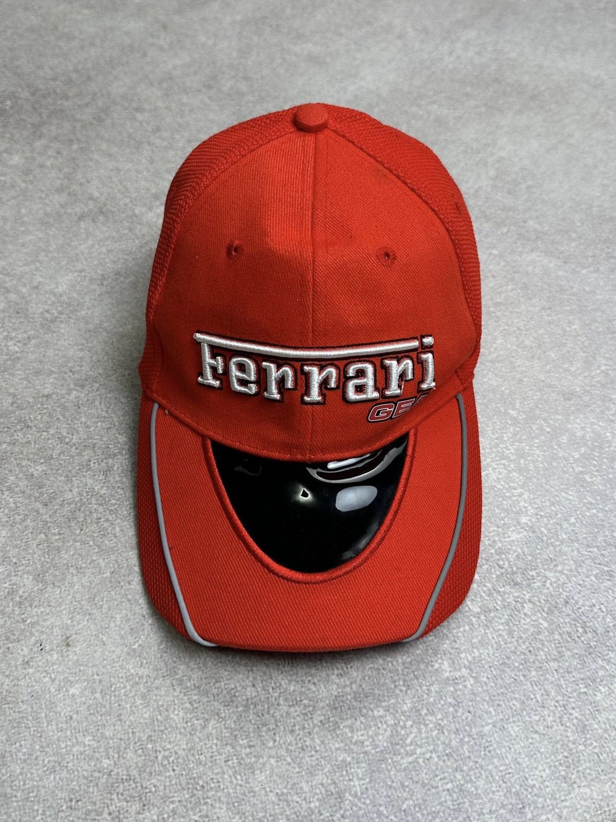 Ferrari Vintage Ferarri F-1 Racing Reflective Red Cap Os Size ONE SIZE - 2 Thumbnail