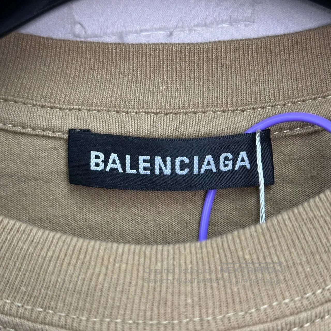 Balenciaga khaki short sleeve t. Size US S / EU 44-46 / 1 - 3 Thumbnail