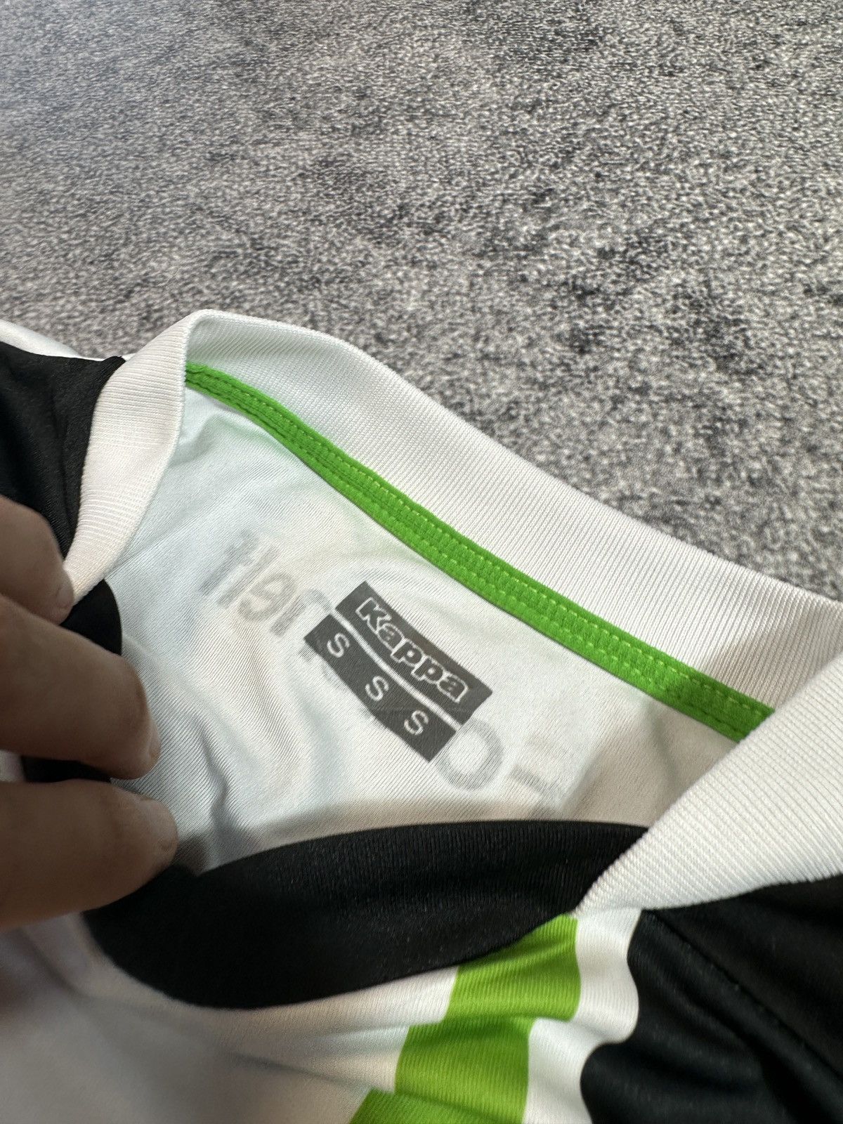 Kappa Kappa Borussia Menhengladbah 34 Khaka Soccer Jersey S Rare Size US S / EU 44-46 / 1 - 4 Thumbnail