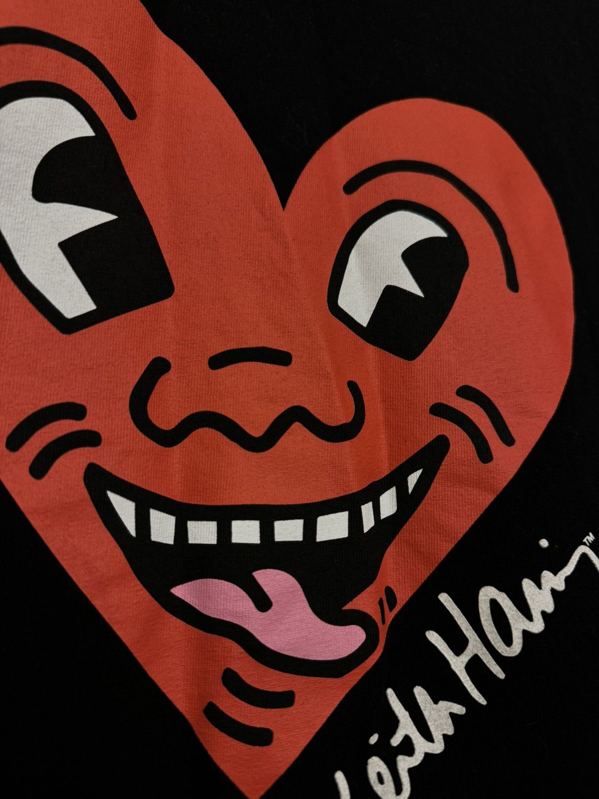 Keith Haring × Vintage Keith Haring t shirt heart vintage usa Size US M / EU 48-50 / 2 - 3 Thumbnail