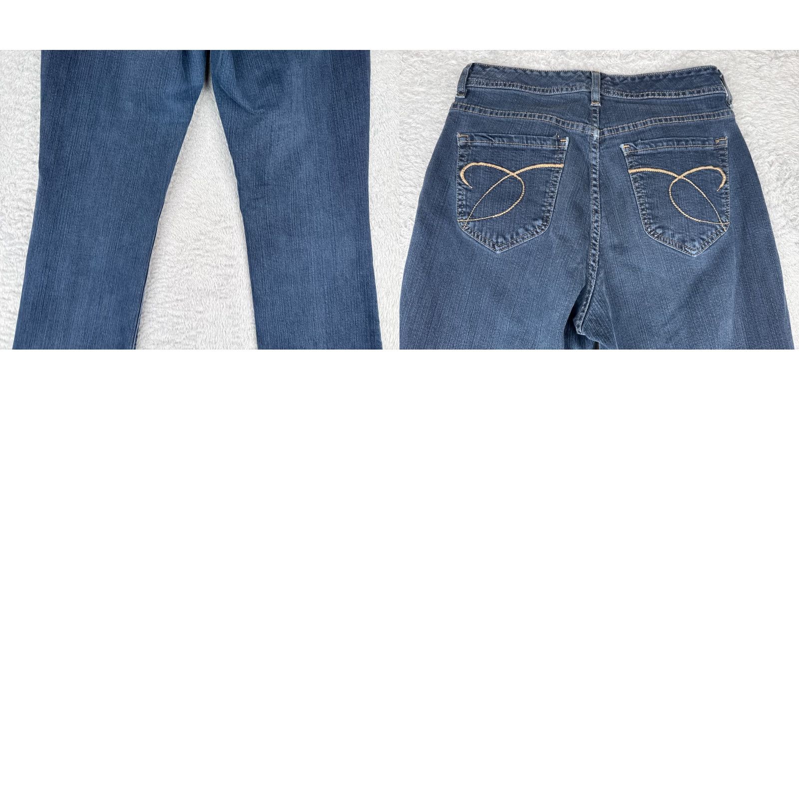 Vintage Chicos Jeans Women Blue Denim Bootcut 0 S 26x28 Mid Rise Cotton Blend Stretch Regular 5-Pocket Design Size 25" / US 0 / IT 36 - 10 Thumbnail