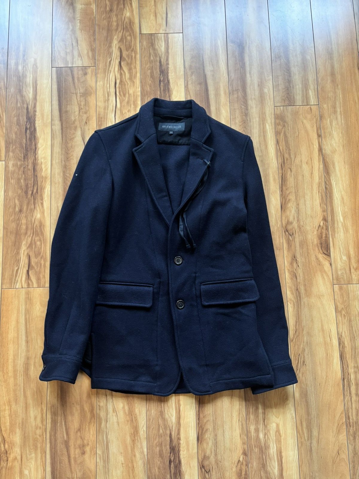Ann Demeulemeester Ann Demeulemeester “The Folding Wings” Wool Blazer Size US M / EU 48-50 / 2 - 1 Thumbnail