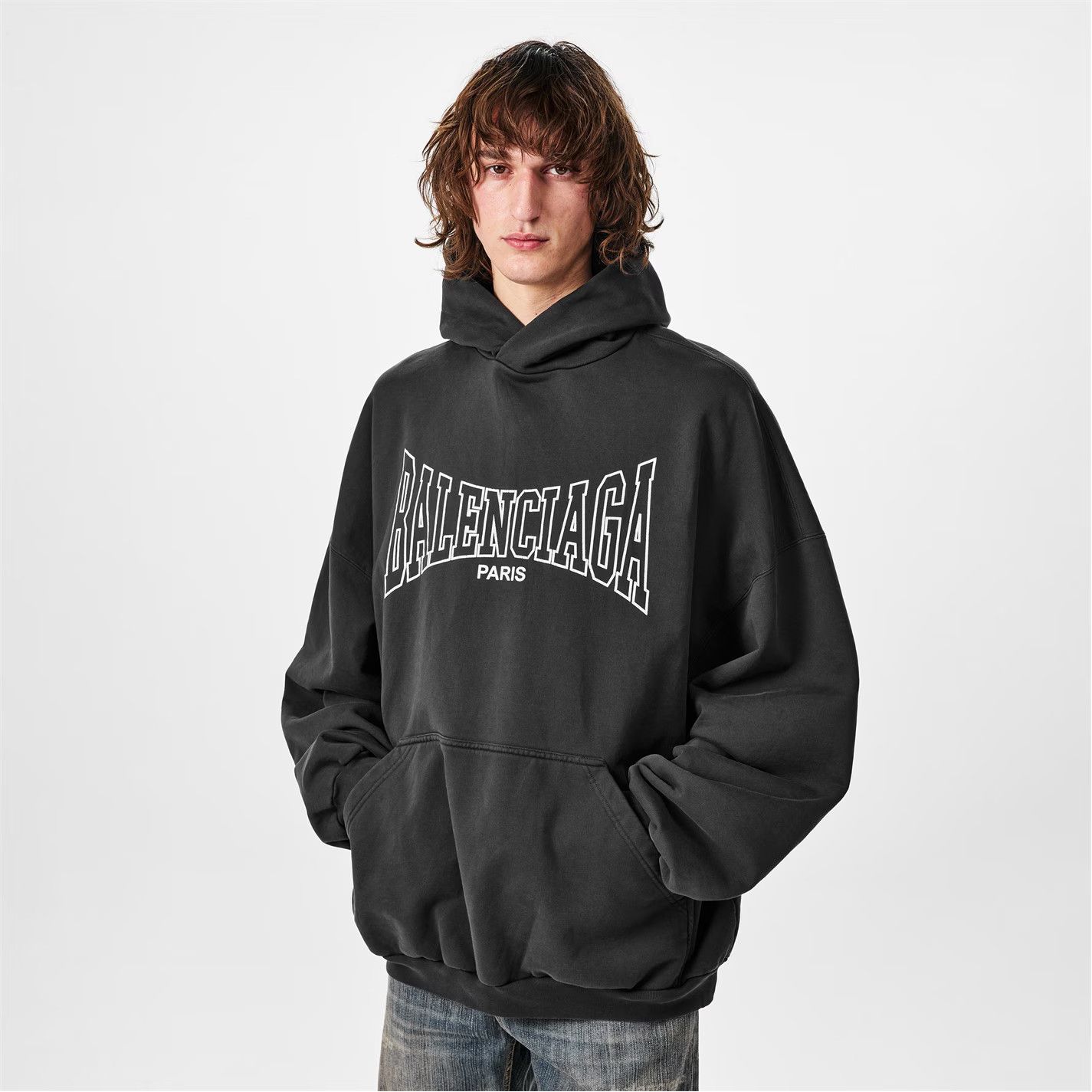 Balenciaga o1g2r1mq0226 Boxing Oth Hoodie In Black Size US S / EU 44-46 / 1 - 3 Thumbnail