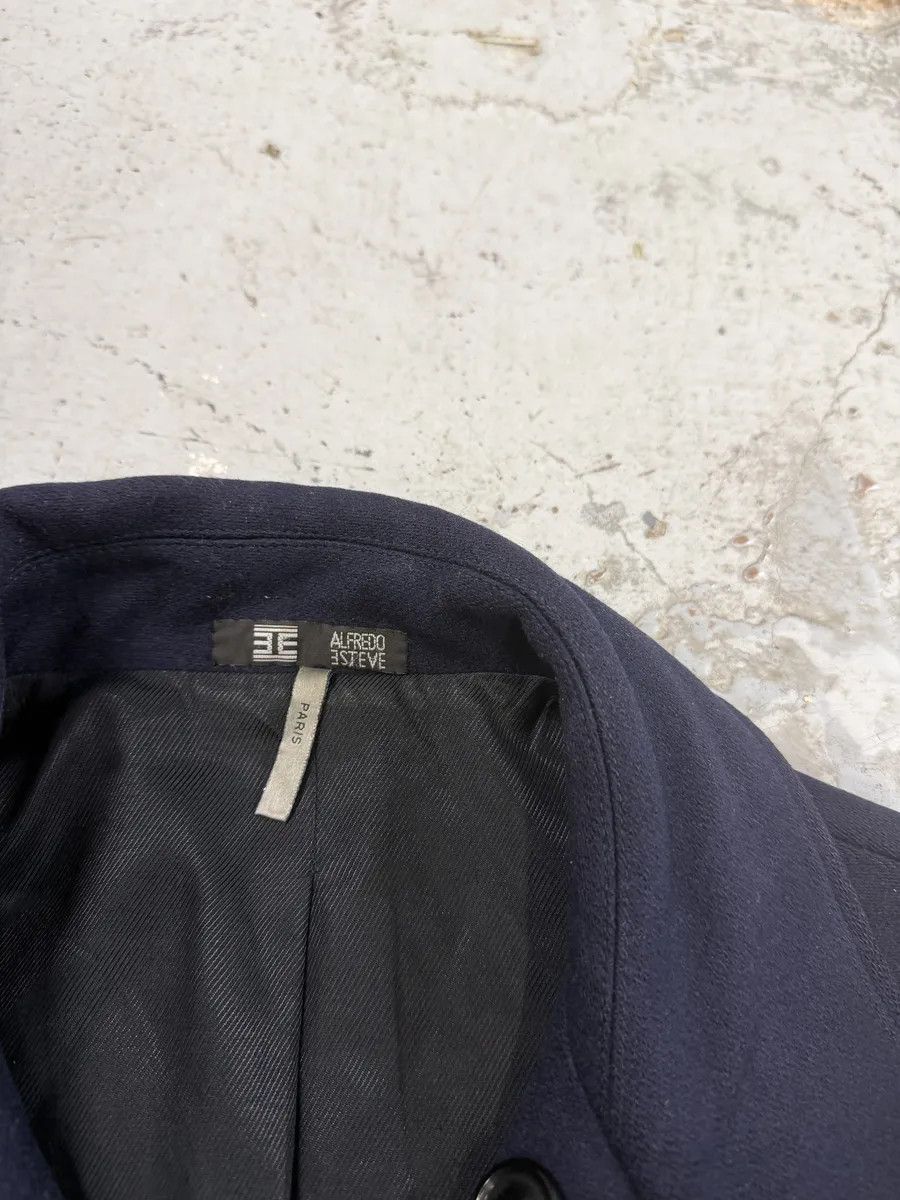 Dior 2000s Dior Navy Wool Classy Light Pea Coat Size US M / EU 48-50 / 2 - 13 Thumbnail