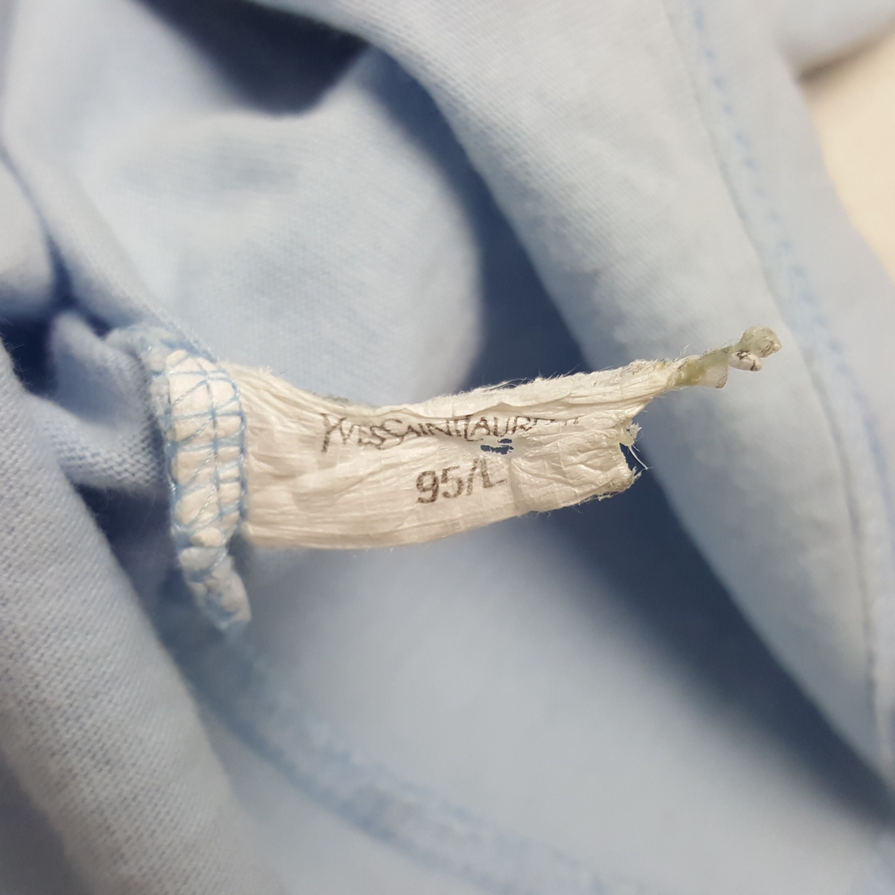 Vintage × Yves Saint Laurent Vintage Yves Siant Laurent Embroidery Logo Tshirt Size US M / EU 48-50 / 2 - 6 Thumbnail