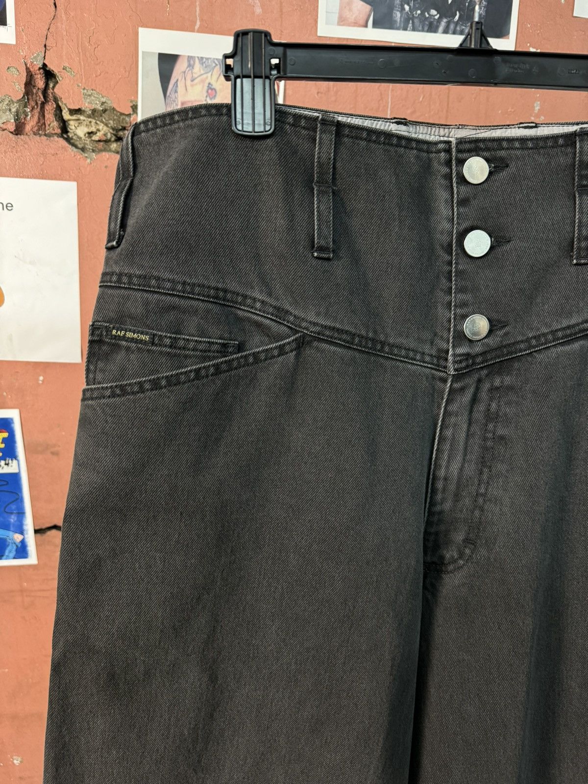 Raf Simons Raf Simons Redux Waves AW04 Oversized Denim Waves Size US 36 / EU 52 - 2 Thumbnail