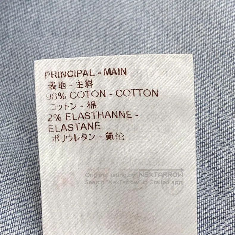 Louis Vuitton Louis Vuitton Light blue lapel single-breasted stitched de Size XXS / US 00 / IT 34 - 7 Thumbnail