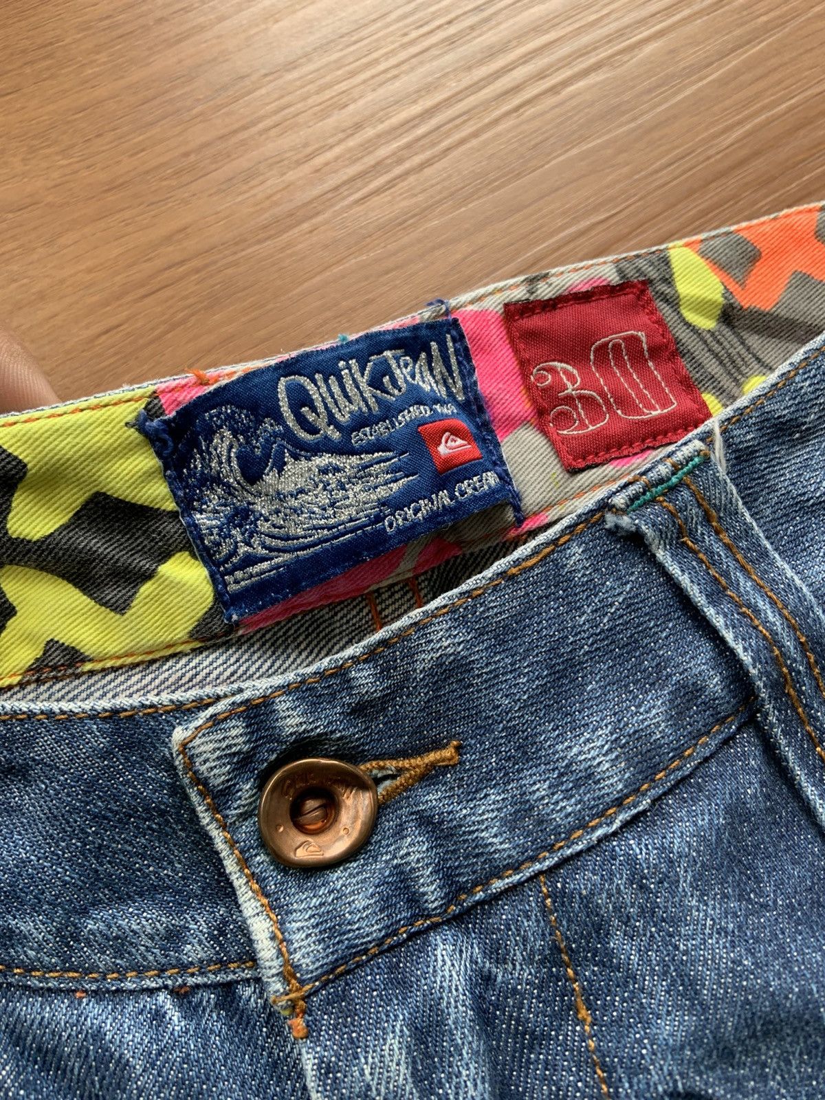 Quiksilver × Vintage QuikJean Size US 30 / EU 46 - 4 Thumbnail