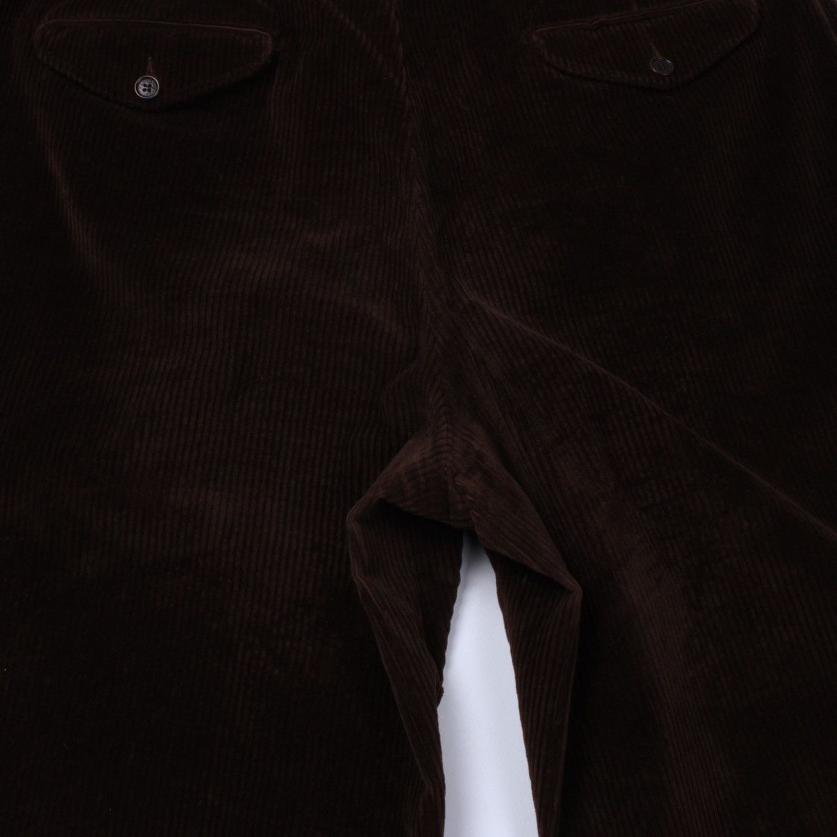 Designer × Paul & Shark × Vintage PAUL & SHARK Velvet Vintage Brown Pants Trousers Elasticized Size US 44 / EU 60 - 16 Thumbnail
