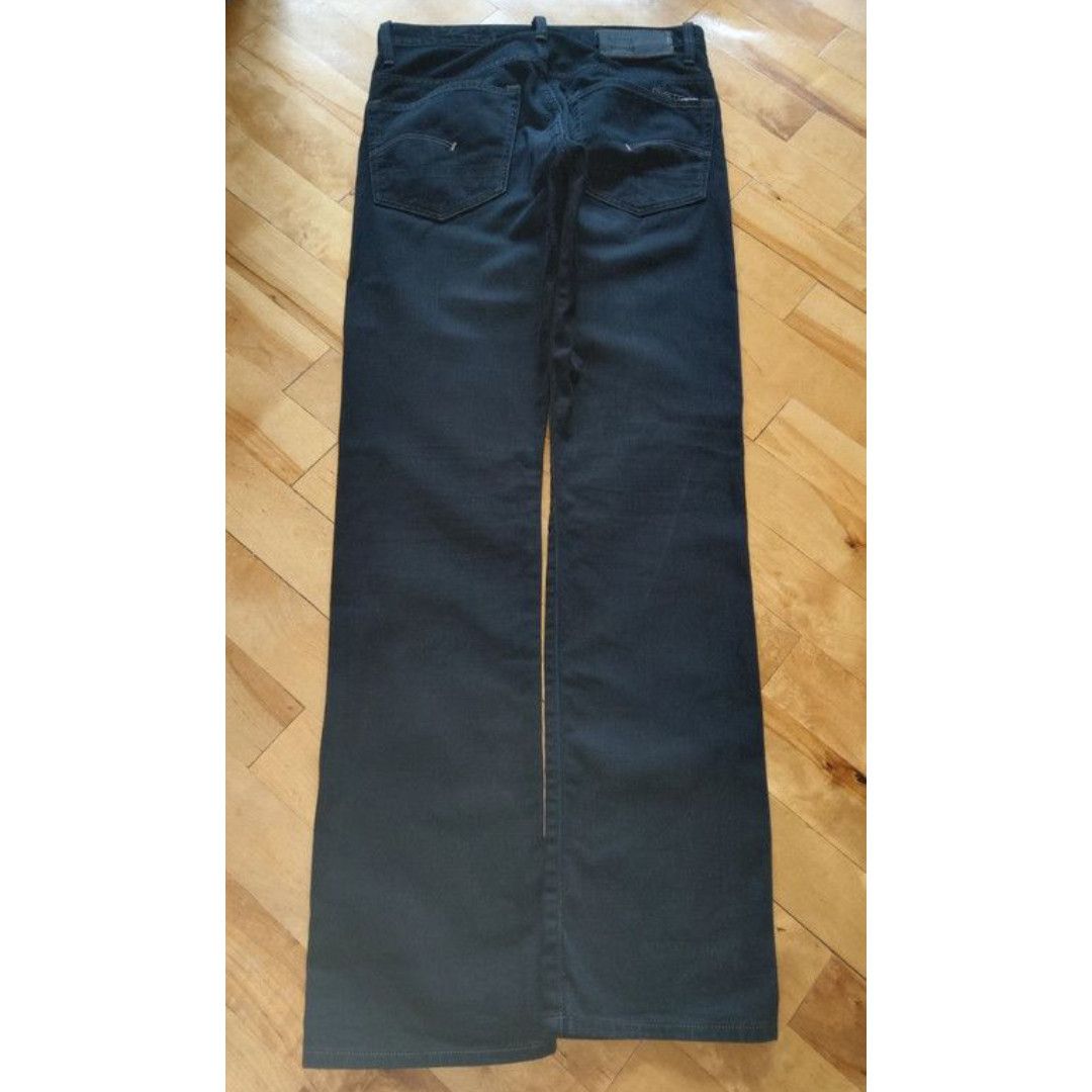G-Star Stacked Mid Skinny Pants Semi Flared Alt Neo Denim Goth 32 Size US 32 / EU 48 - 3 Thumbnail