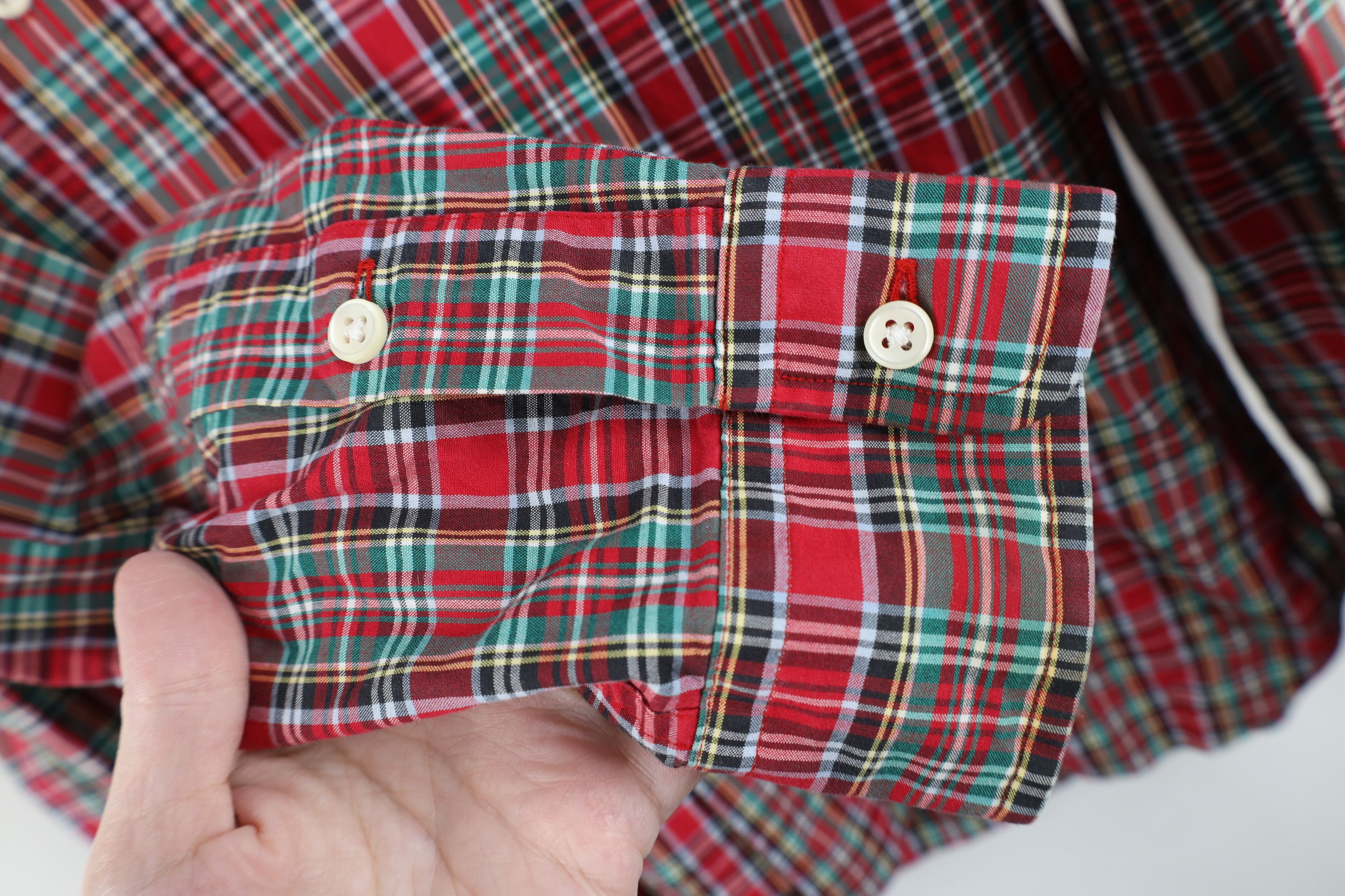 Ralph Lauren Vintage 90s Ralph Lauren Button Down Shirt Rainbow Plaid Size US S / EU 44-46 / 1 - 5 Thumbnail