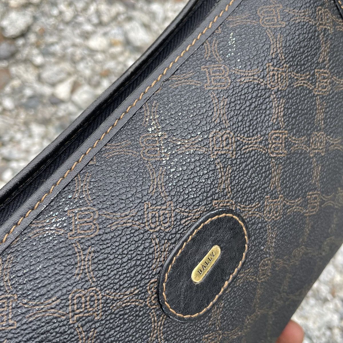 Bally × Vintage Bally International Clutch Size ONE SIZE - 7 Thumbnail