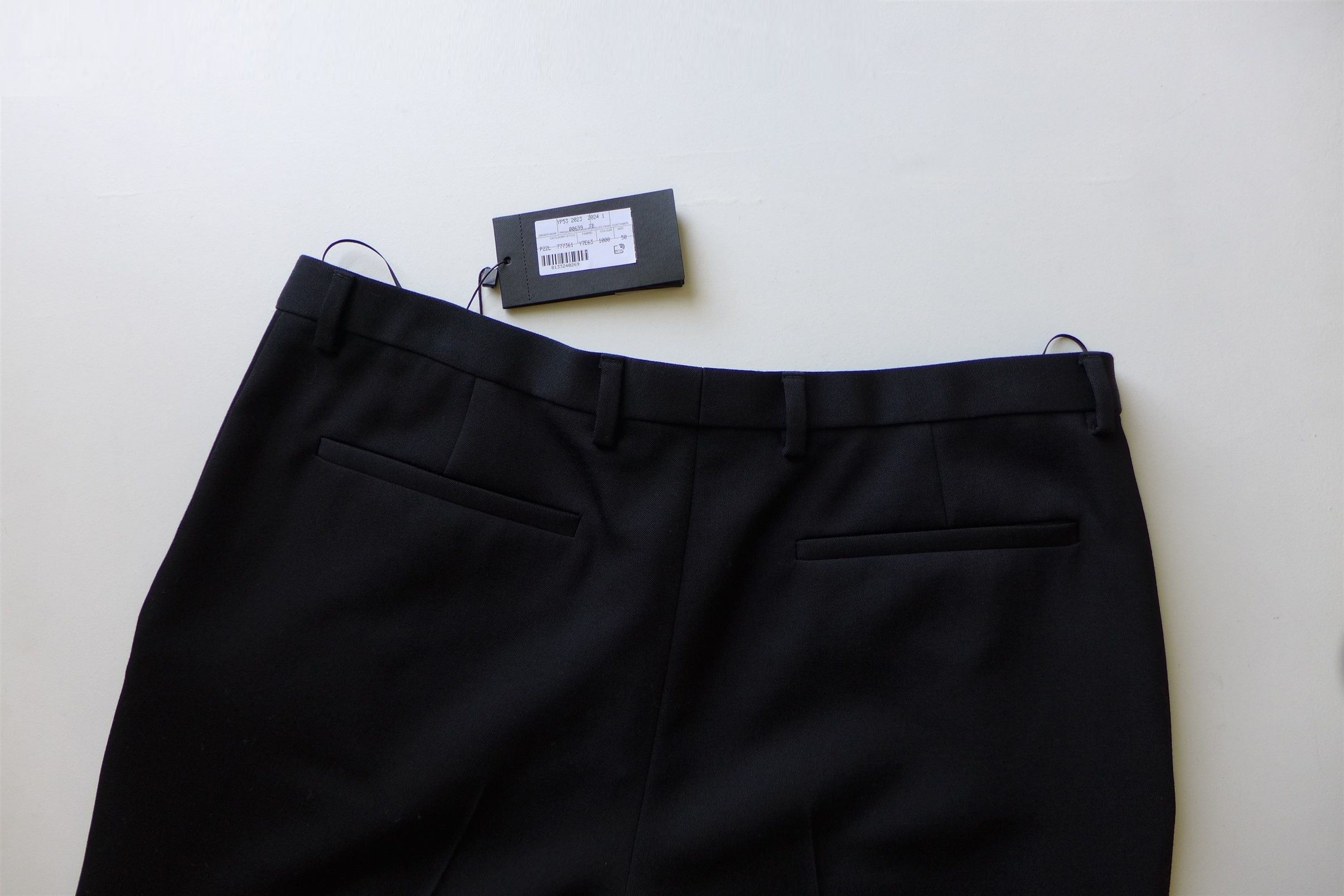Saint Laurent Paris Saint Laurent Tuxedo Trousers - Black Wool Size US 34 / EU 50 - 11 Thumbnail