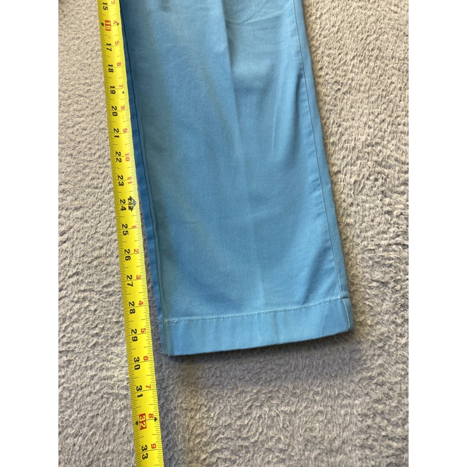 Brooks Brothers Brooks Brothers Chino Pants Men Regular 34 Turquoise Solid 30in Zip Casual Vintage: No Size US 34 / EU 50 - 4 Thumbnail