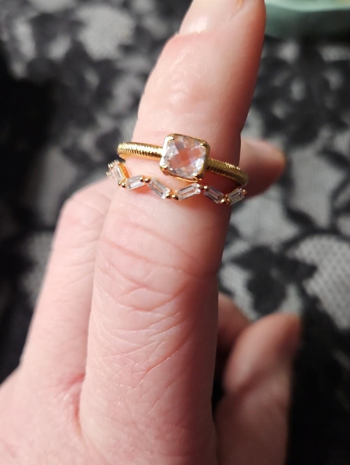 Other Size 6 gold stacker set Size ONE SIZE - 1 Preview