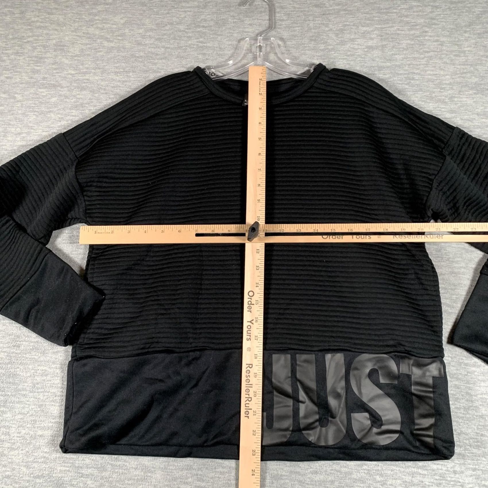 Nike Nike Dri-FIT Sweatshirt Womens Small Black Just Do It Crew AH8982-010 Size S / US 4 / IT 40 - 5 Thumbnail