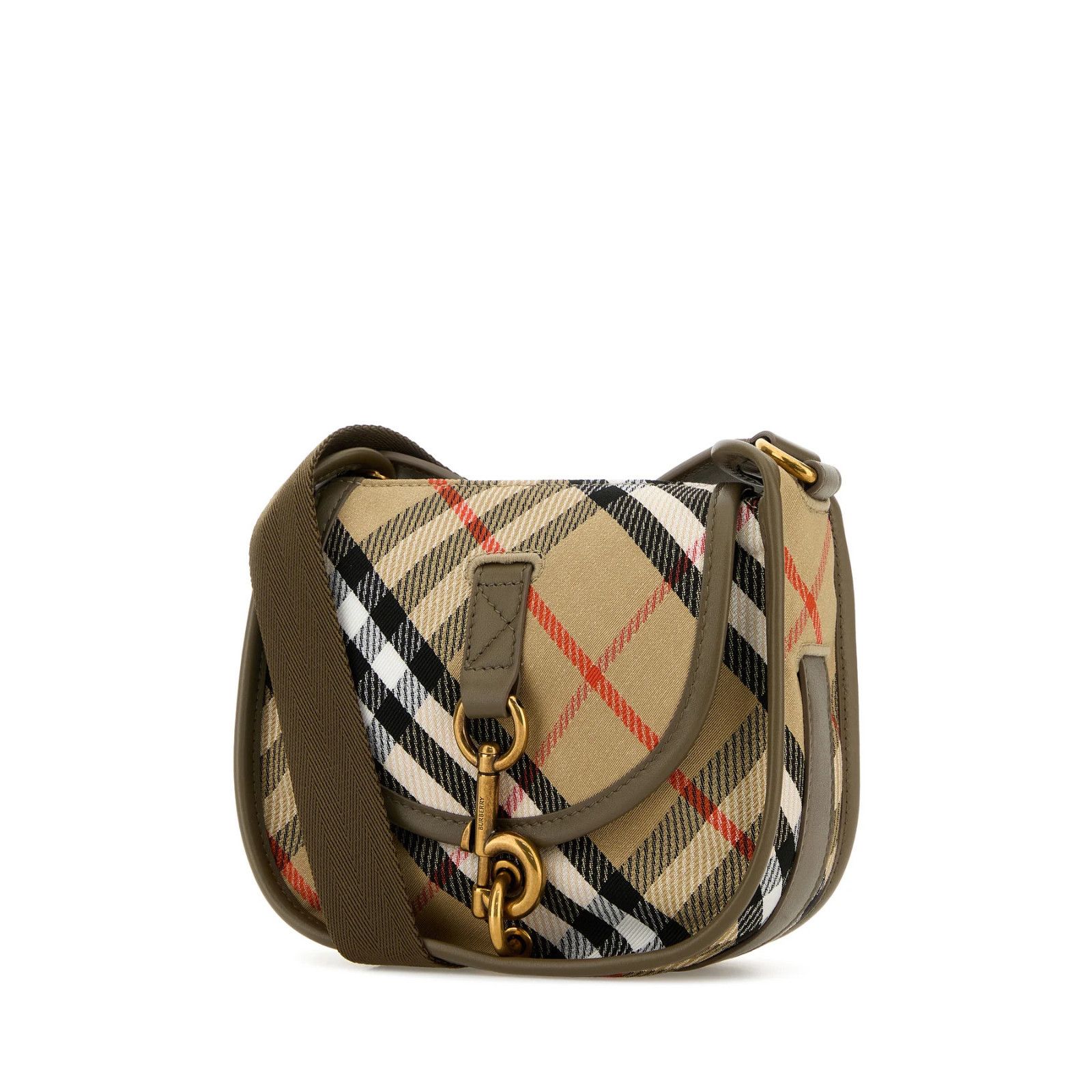 Burberry BURBERRY B Clip Beige Check Mini Messenger Bag New Size ONE SIZE - 2 Thumbnail