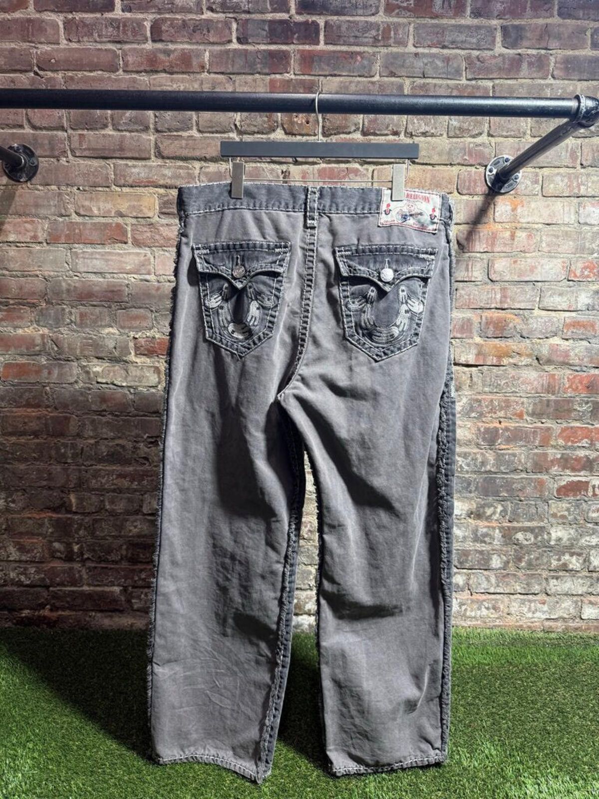 True Religion True Religion x Blu Boy Grey Jeans Sz. 38 Size ONE SIZE - 2 Thumbnail