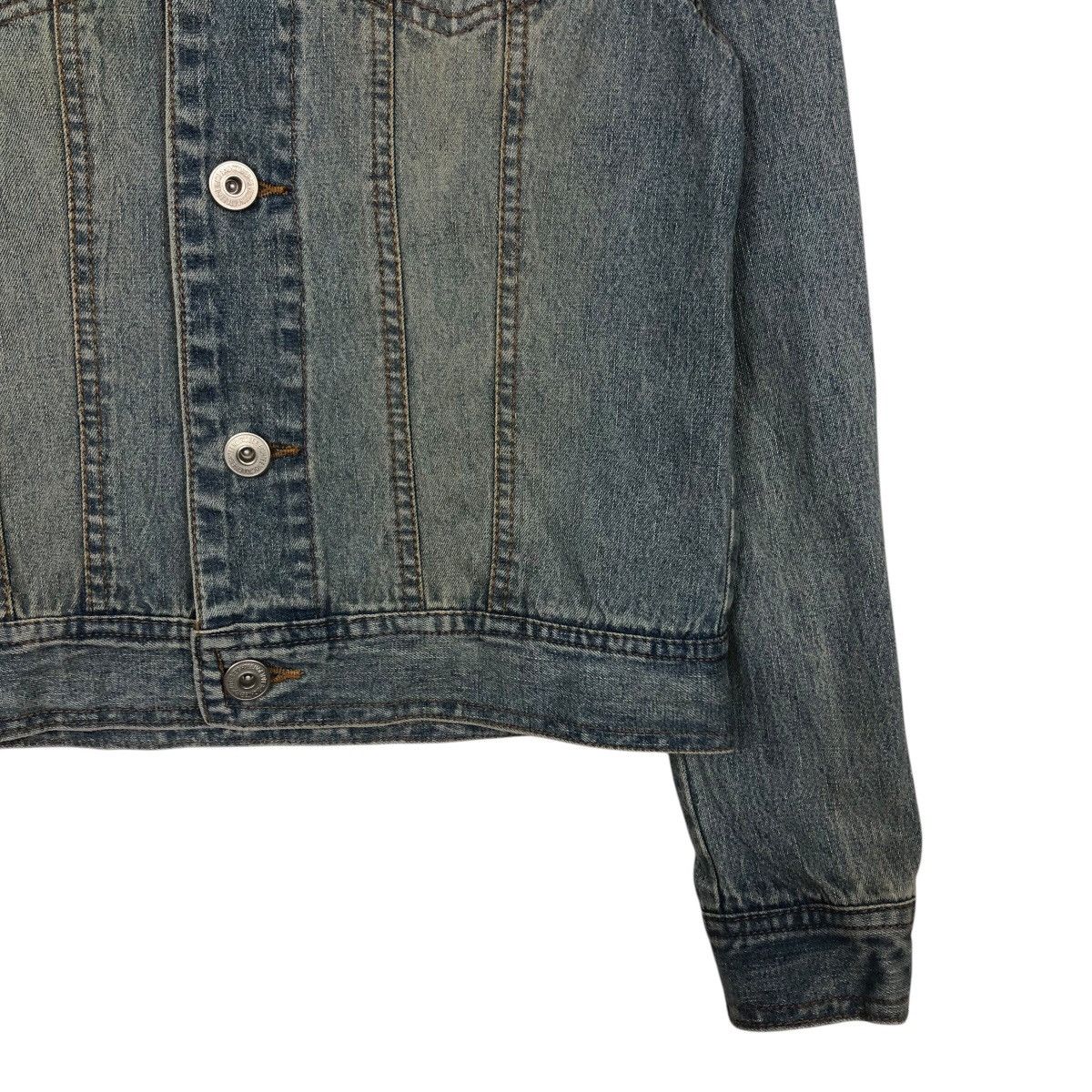 Hysteric Glamour 📌Vintage Cropped Biker Denim Jacket Mamaikuko de Paris Size US M / EU 48-50 / 2 - 5 Thumbnail