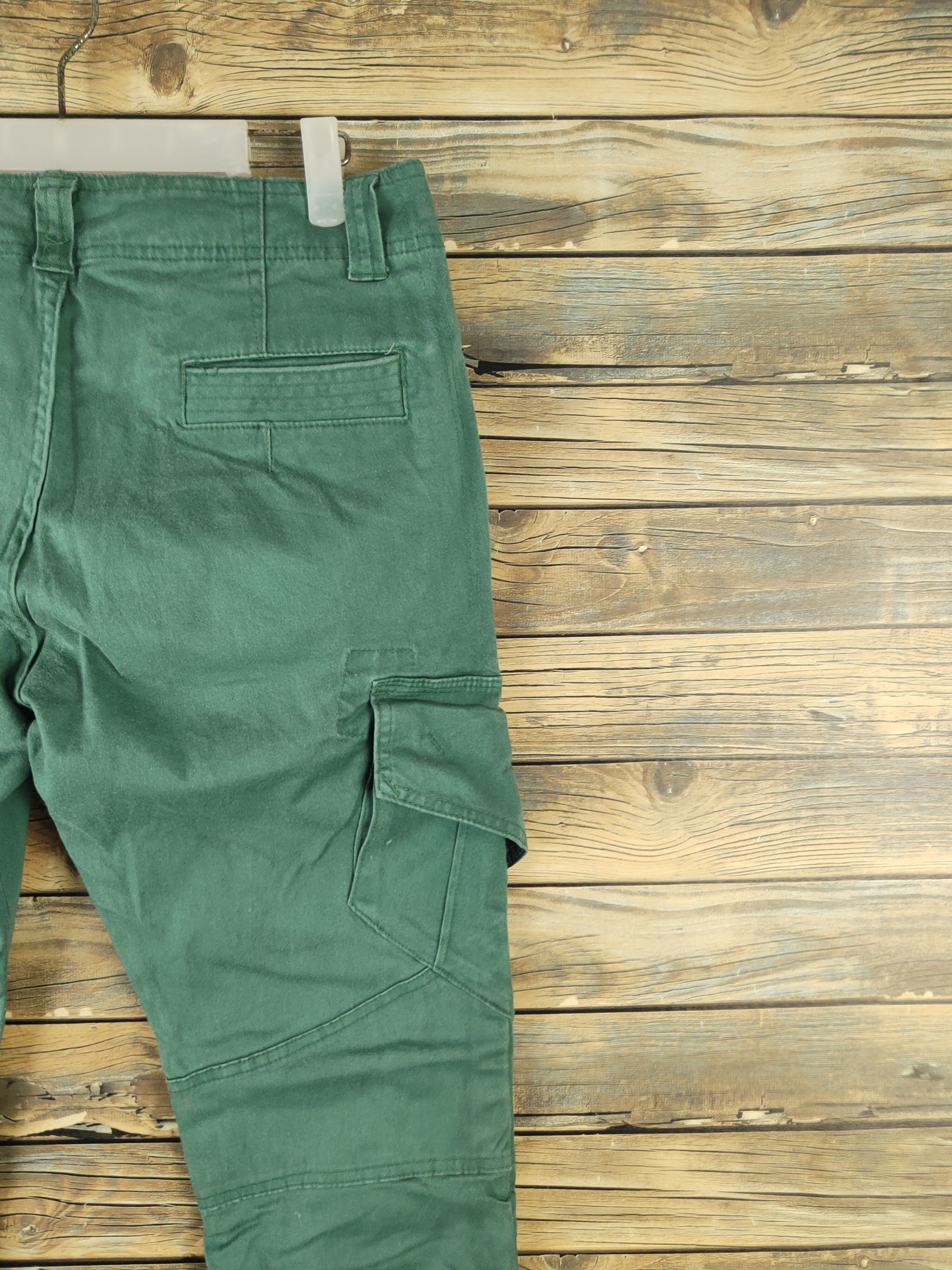 semanticdesign DL Semantic Design Green Multipocket Cargo Pants #2159 Size US 30 / EU 46 - 10 Thumbnail