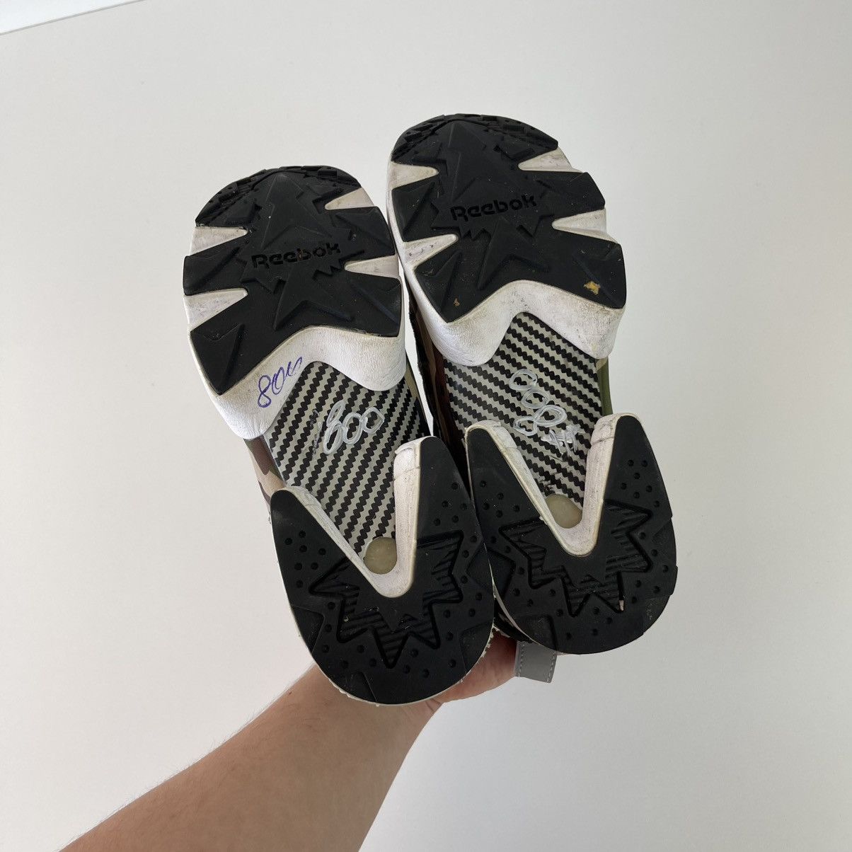 Bape × Reebok Reebok AAPE X Pump Fury Instapump Shoes Camo Bape V53879 Size US 7.5 / EU 40-41 - 11 Thumbnail