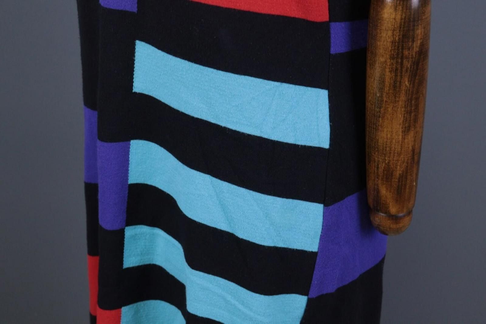 Designer Aventures des Toiles Multicolor Printed A-Line Dress Size M / US 6-8 / IT 42-44 - 7 Thumbnail
