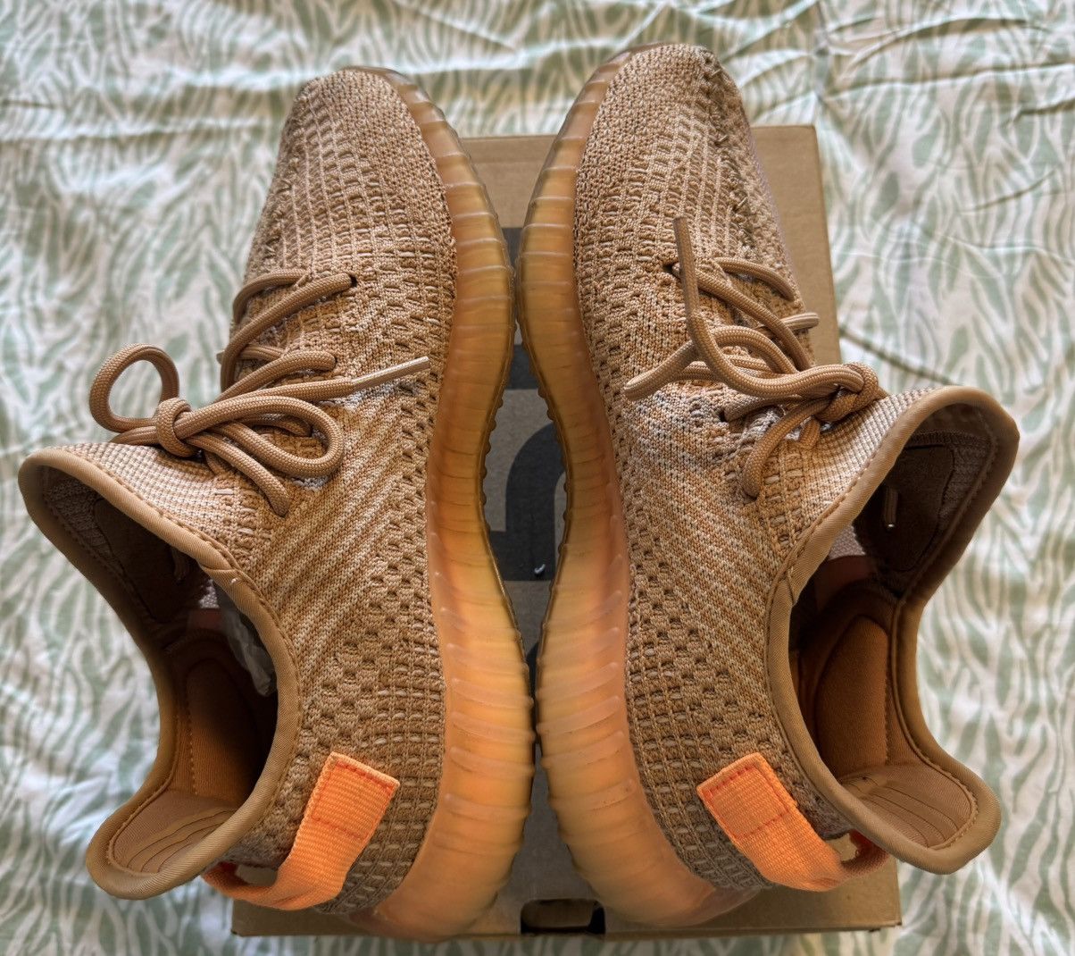 Yeezy Adidas Yeezy Size 8 Boost 350 V2 Clay Men Used EG7490 Size US 8 / EU 41 - 7 Thumbnail