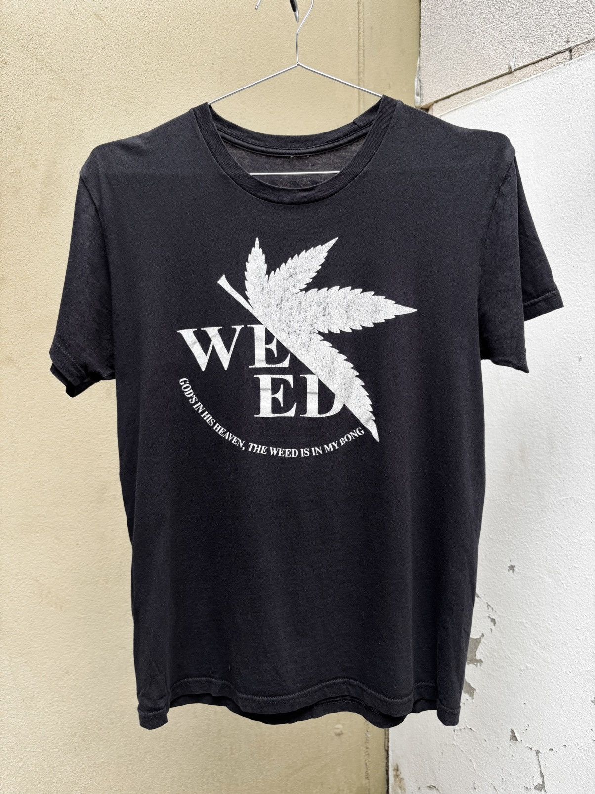 Vintage Vintage WEED Evangelion Tee Shirt ERD Grunge WCC Size US S / EU 44-46 / 1 - 1 Thumbnail