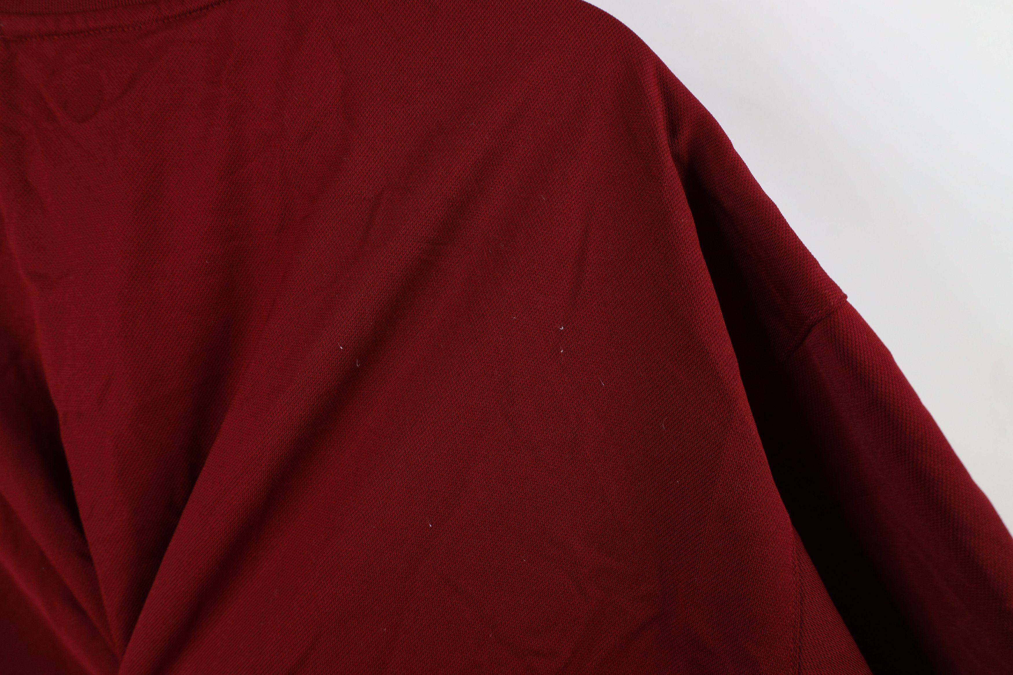 Nike × Vintage Vintage Nike Golf Scott Mini Swoosh Mock Neck T-Shirt Red Size US XXL / EU 58 / 5 - 9 Thumbnail
