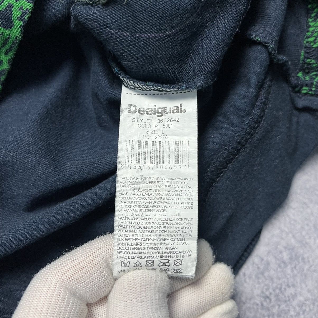 Desigual × Japanese Brand Vintage Desigual Floral Knit Sweater Longsleeve Avant-Garde Size L / US 10 / IT 46 - 9 Thumbnail
