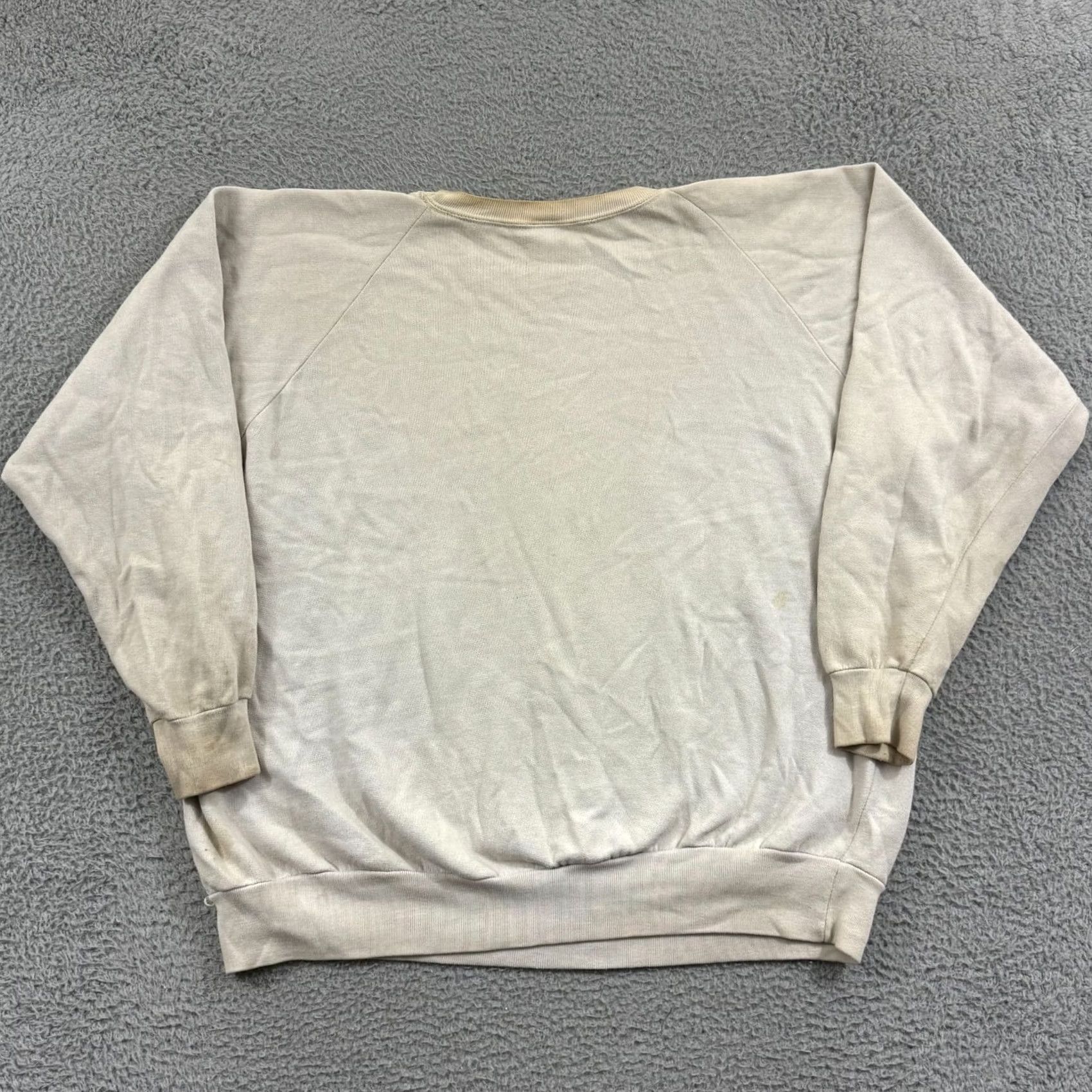 Vintage VINTAGE Sun Sweatshirt Crewneck 2XL Gray Graphic Print Fishing Outdoor 90s Size US XXL / EU 58 / 5 - 2 Thumbnail