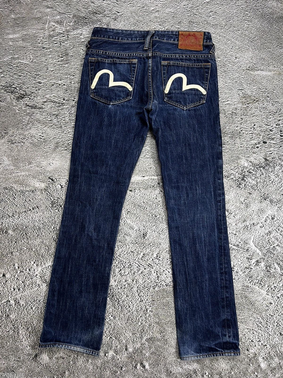 Evisu × Japanese Brand × Vintage Evisu jeans vintage navy white seagulls Genes Size US 30 / EU 46 - 1 Thumbnail