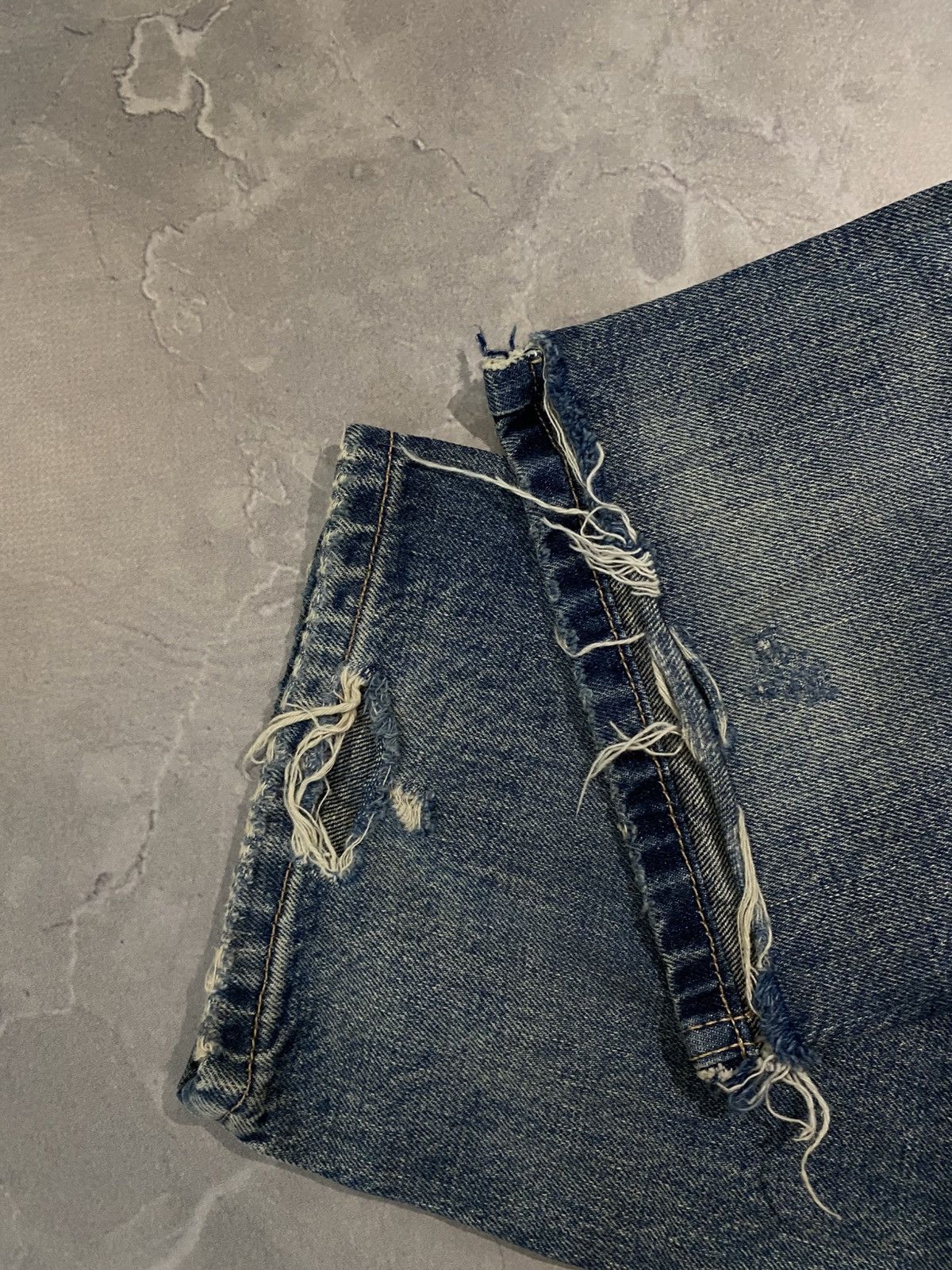 Japanese Brand SWAG Baggy Vintage Jeans Number Nine style- Y2K Drip Rare Size US 31 - 9 Thumbnail