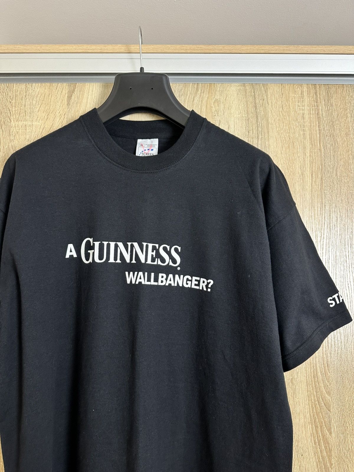 Vintage 🔥 90s Guinness Wallbanger Patrick Beer Vintage T Shirt Y2K Size US XL / EU 56 / 4 - 2 Thumbnail