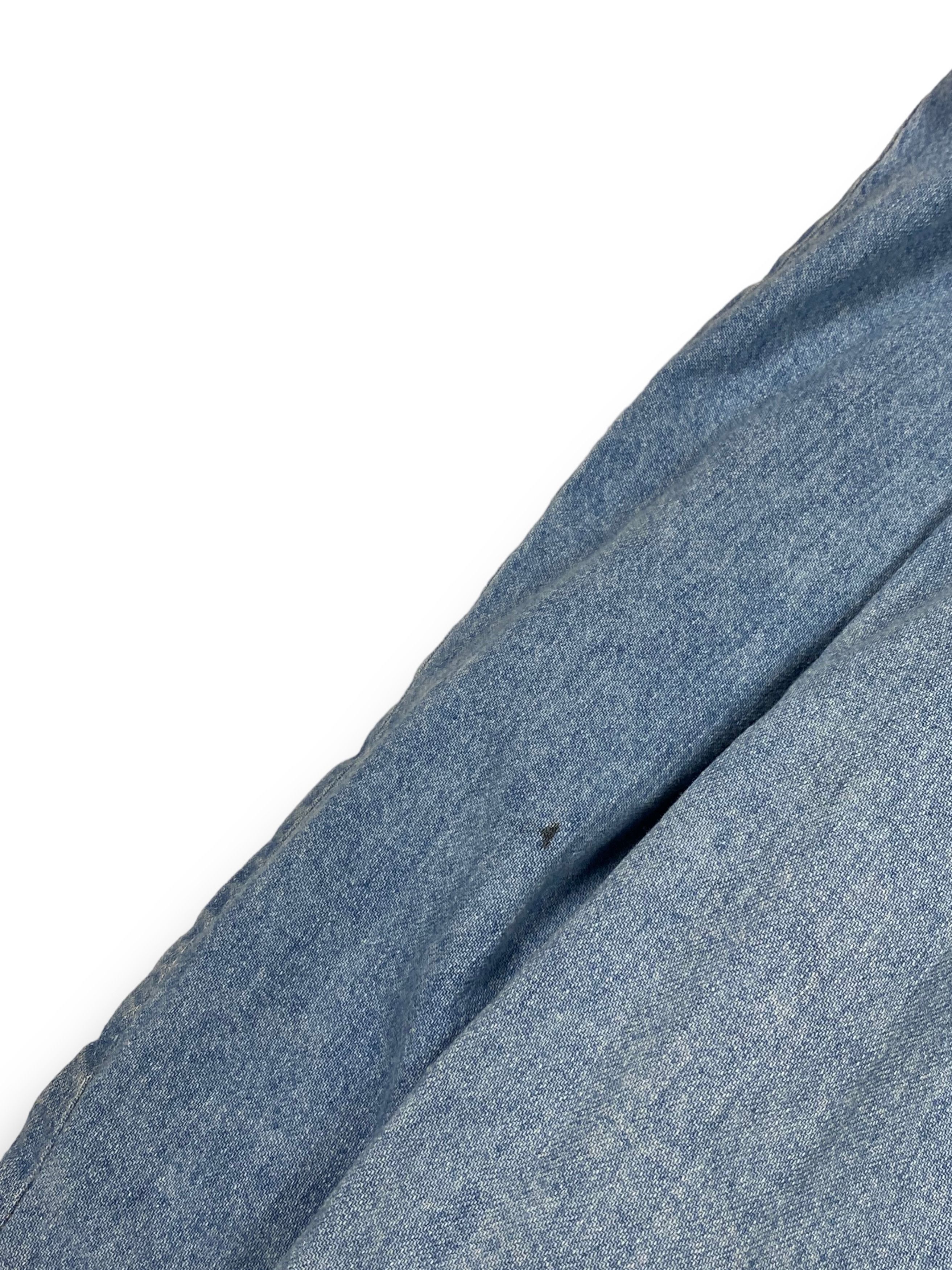 Jean 80s Vintage LEVI'S Big E White Tab Light Blue Denim Shirt Size US L / EU 52-54 / 3 - 9 Thumbnail