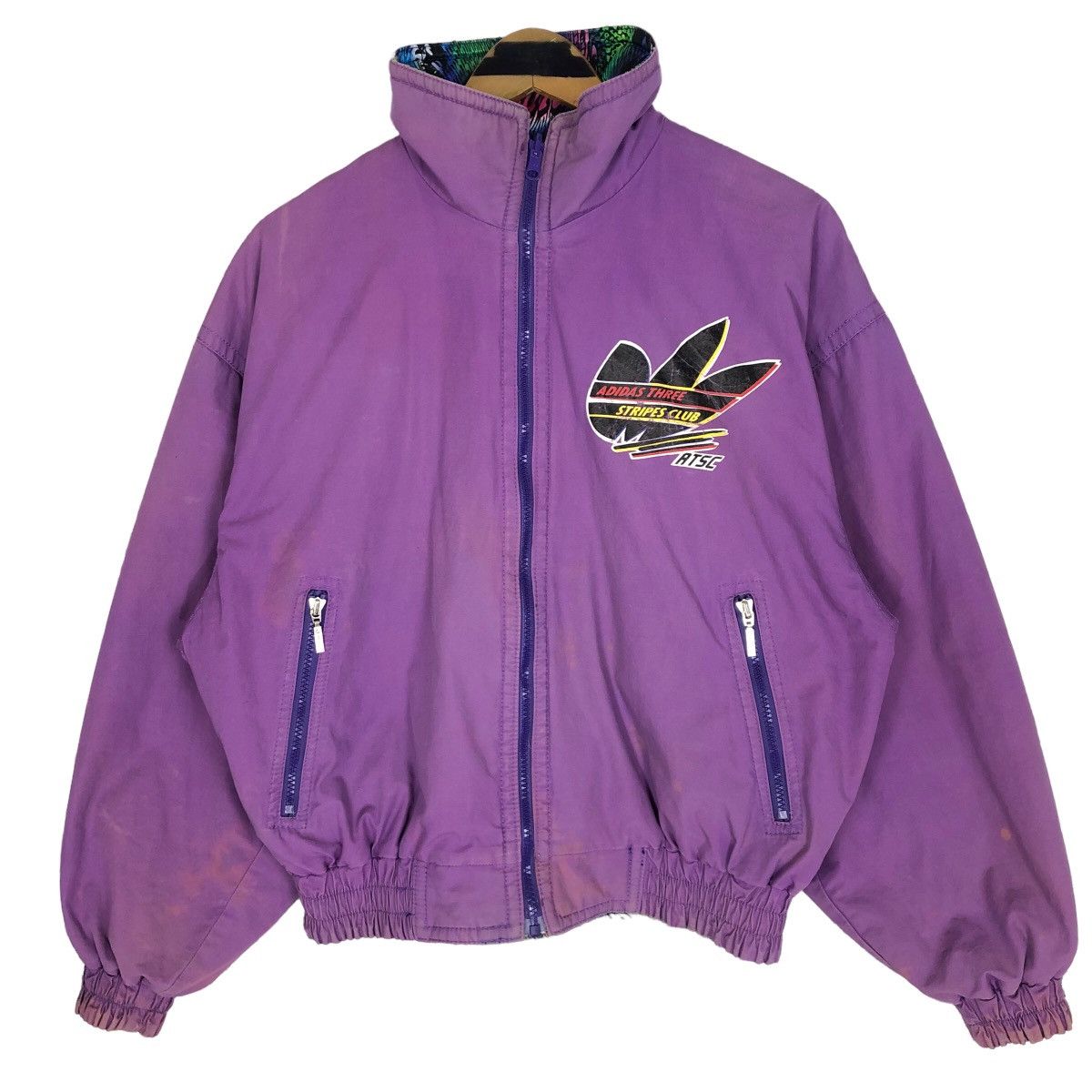 Adidas Vintage 80s Adidas Originals Reversible Nylon Light Jacket Size US L / EU 52-54 / 3 - 2 Thumbnail