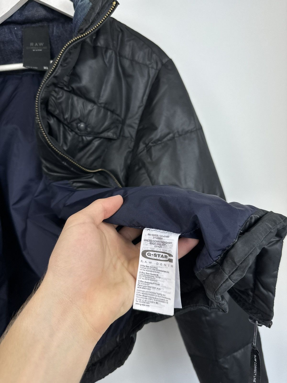 G-Star Vintage G-Star Raw Correct Line Luxury Down Puffer Jacket Size US XL / EU 56 / 4 - 15 Thumbnail