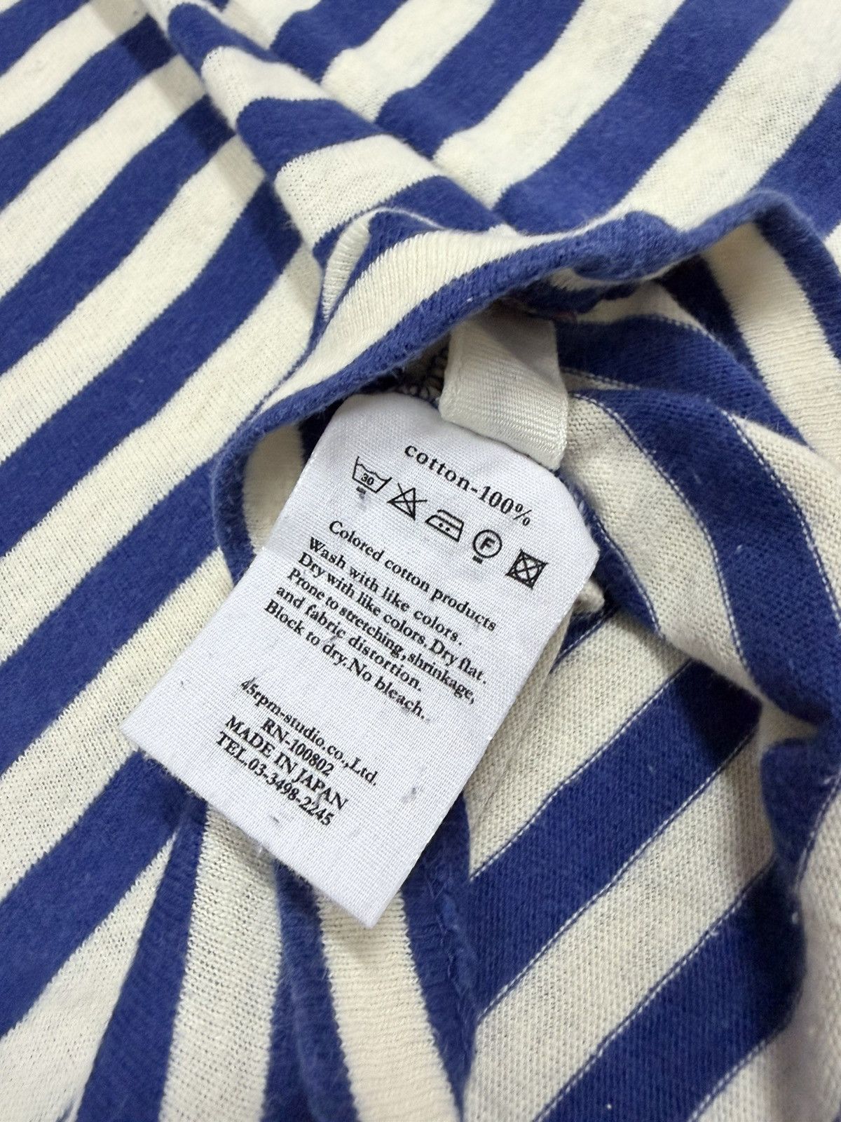 45rpm Vtg🔥45rpm & Joubu De Nagamochi Striped Cardigan Size US S / EU 44-46 / 1 - 21 Thumbnail