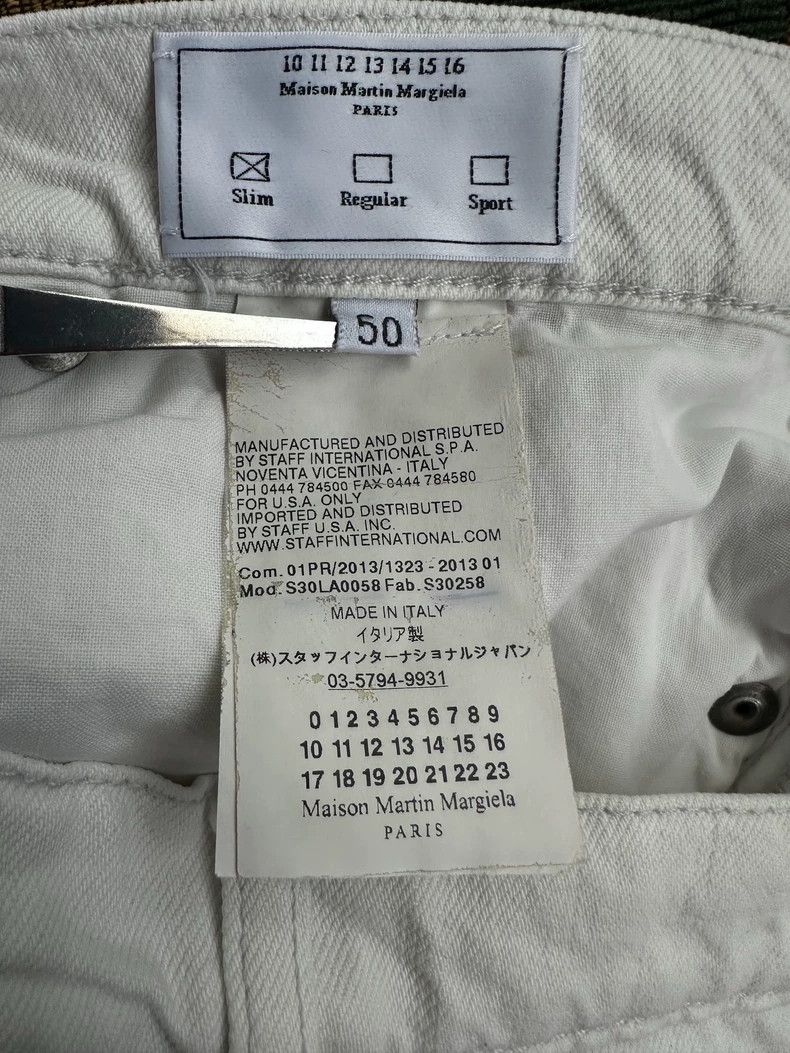 Maison Margiela Maison Margiela My milky white patched jeans Size US 34 / EU 50 - 5 Thumbnail