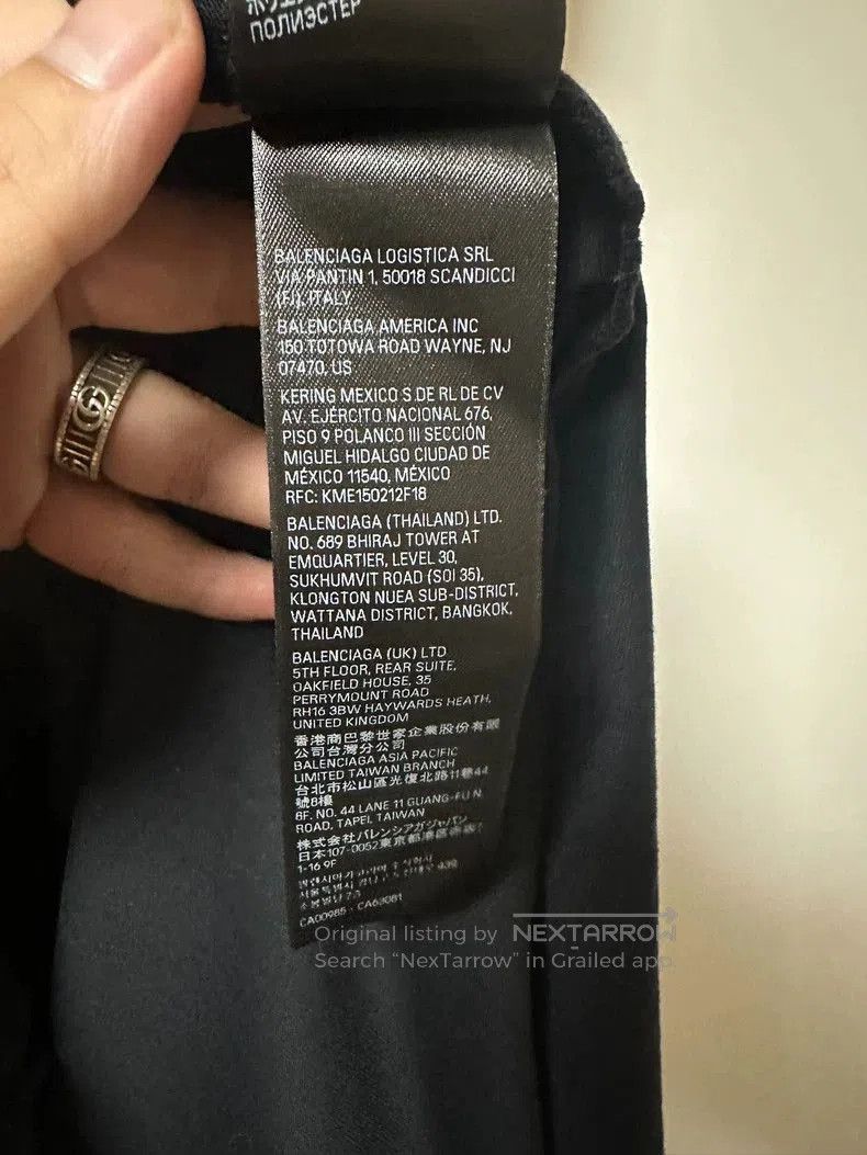 Balenciaga Balenciaga SS24 Black Sticky Note Tee. Size US S / EU 44-46 / 1 - 6 Thumbnail