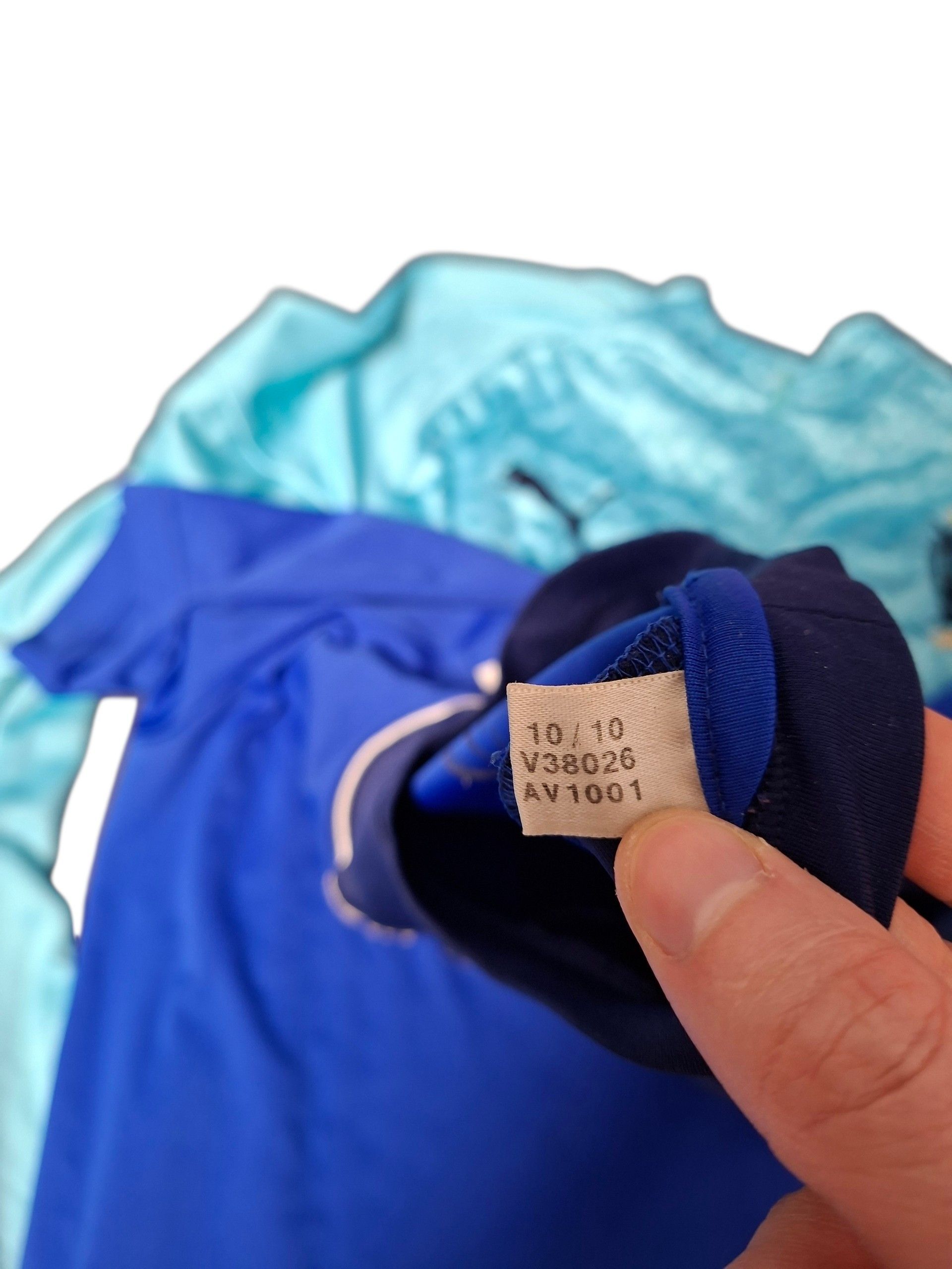 Adidas ADIDAS VINTAGE 2010 BIG LOGO SOCCER JERSEY TEE Size US L / EU 52-54 / 3 - 5 Thumbnail