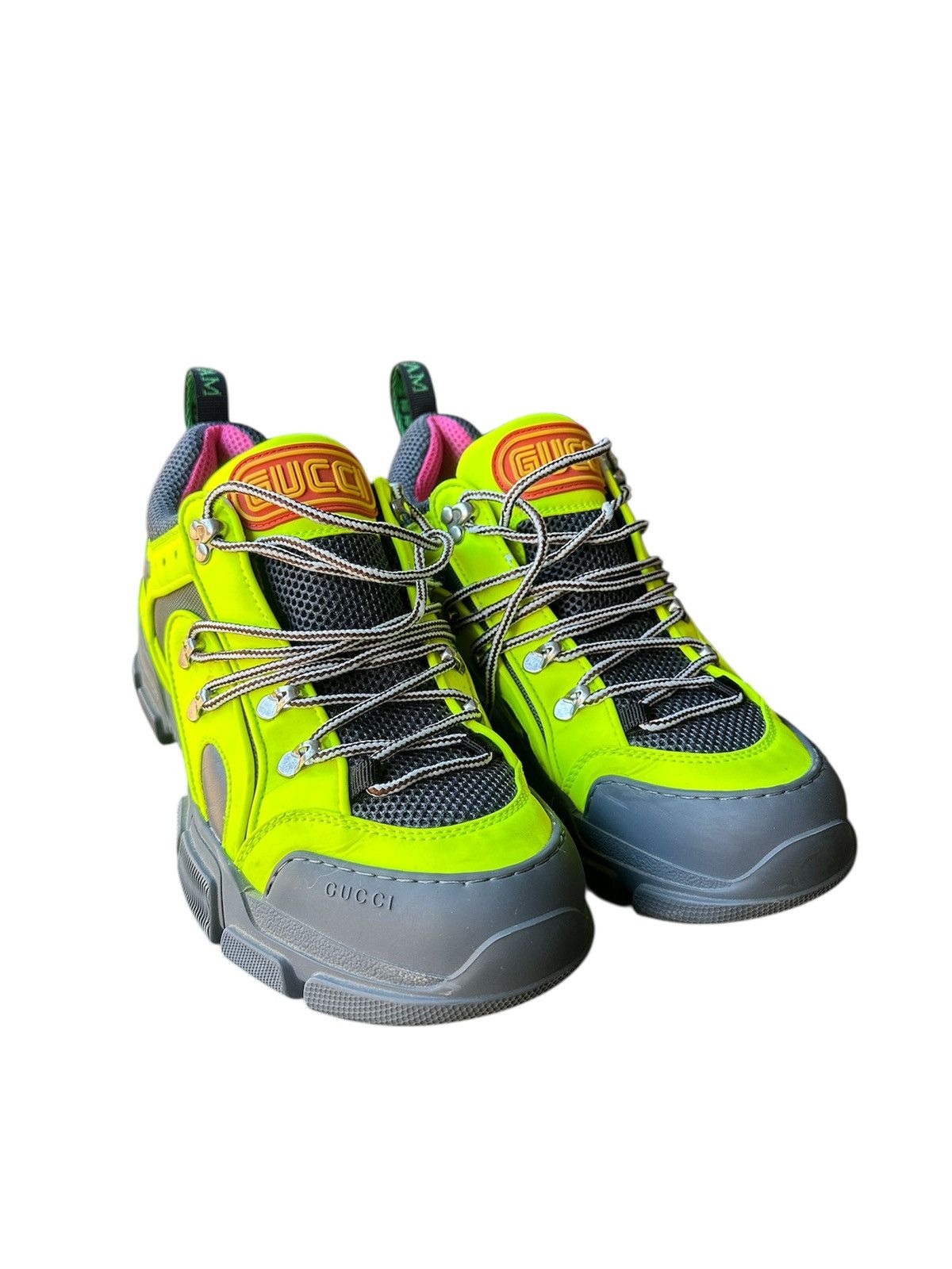 Gucci 🔥🔥FLURO🔥🔥 GUCCI FLASHTREK FLURO HIKING SNEAKER Size US 10 / EU 43 - 1 Thumbnail