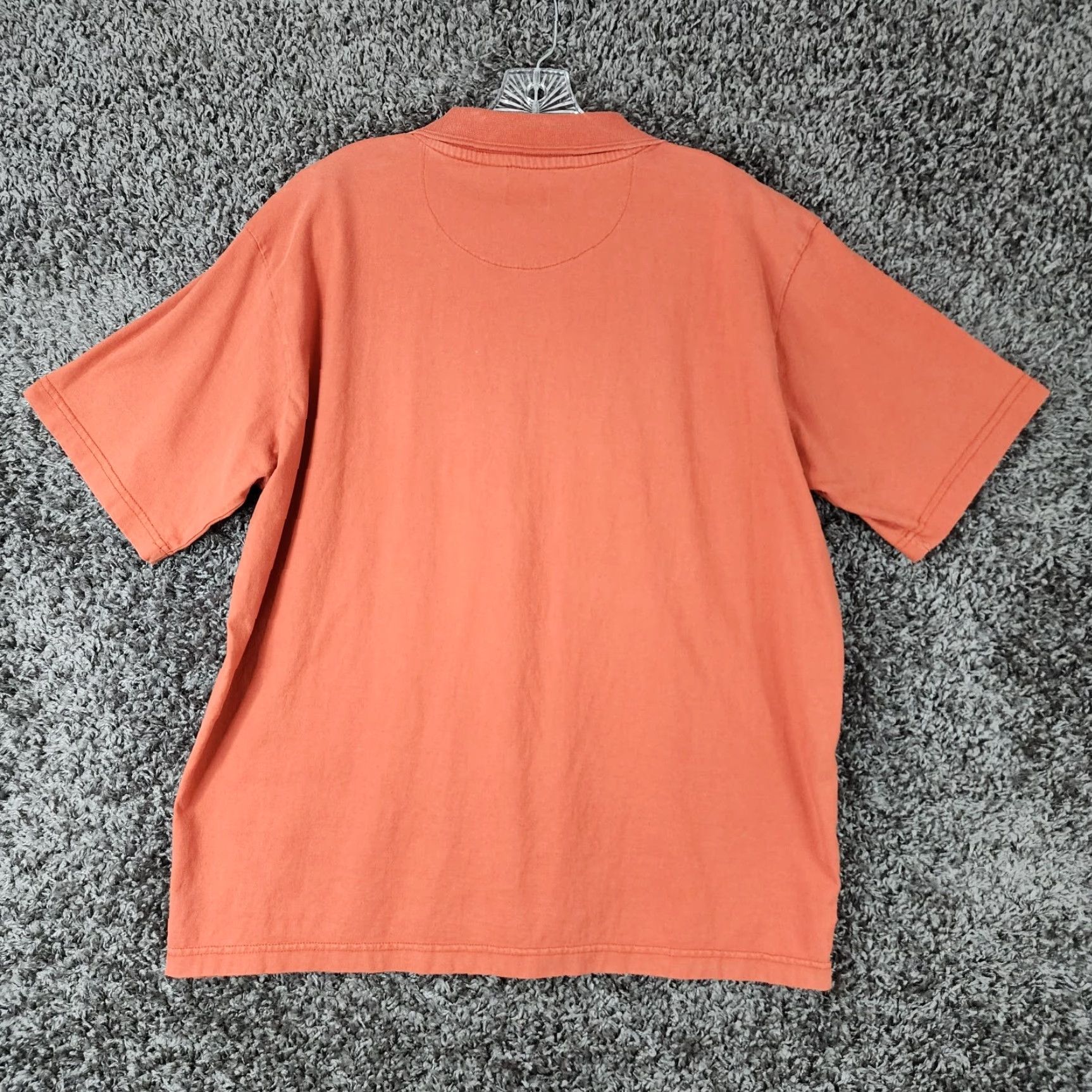 Vintage Junction West Polo Shirt Mens Short Sleeve Palm Tree Orange Red Size L Size US L / EU 52-54 / 3 - 5 Thumbnail