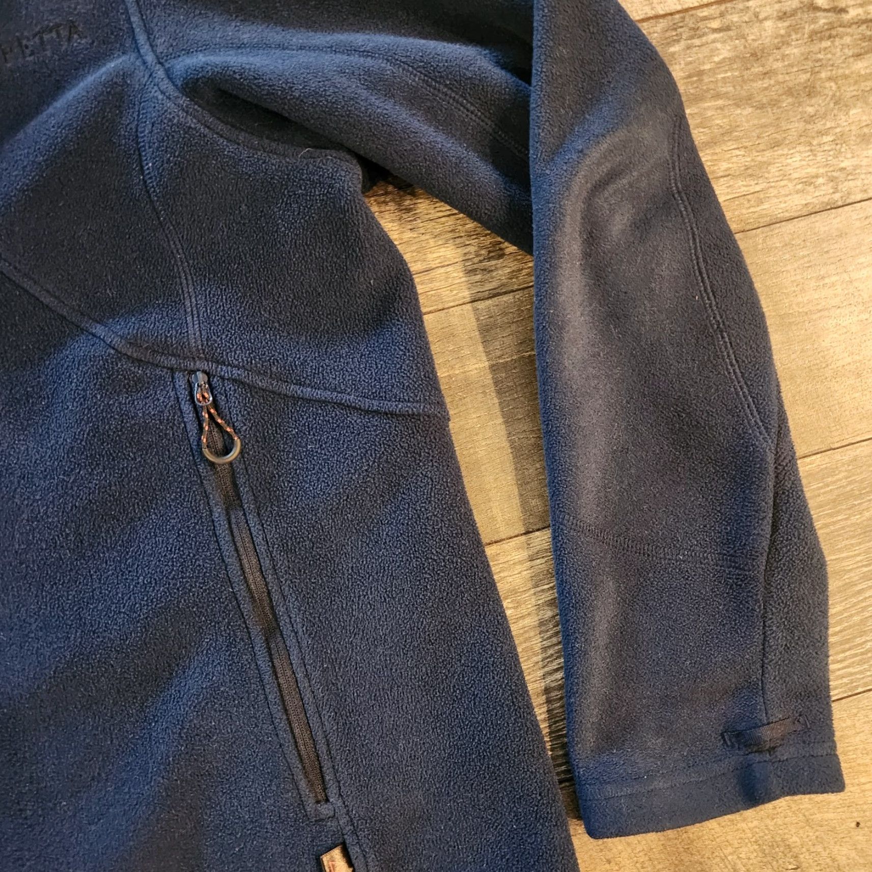 Vintage Beretta Polar Tech Fleece Zip Up Jacket Mens XL Navy Blue Embroidered Bomber Full Zip Size US XL / EU 56 / 4 - 4 Thumbnail