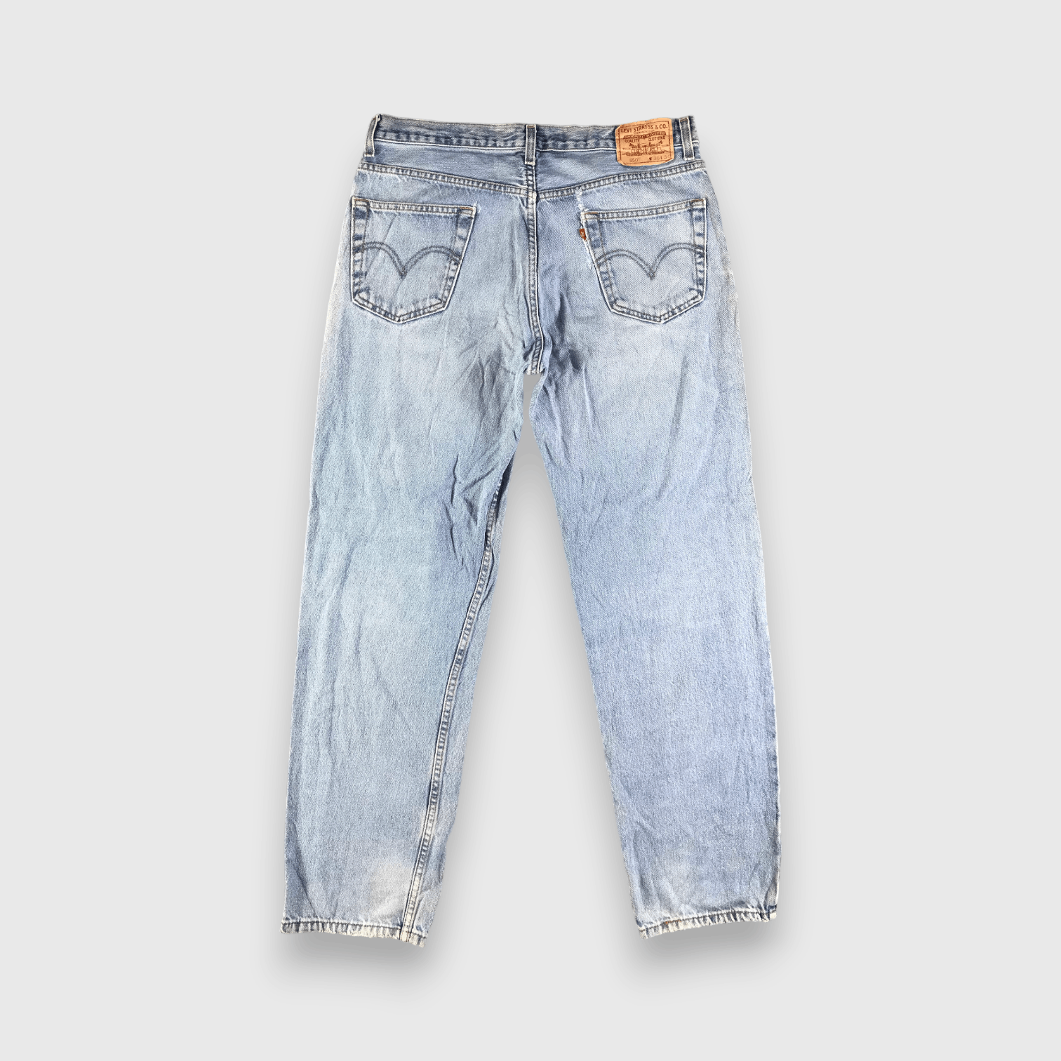Levi's Vintage Light Wash Levis 550 Jeans-J3261 Size US 37 - 2 Thumbnail