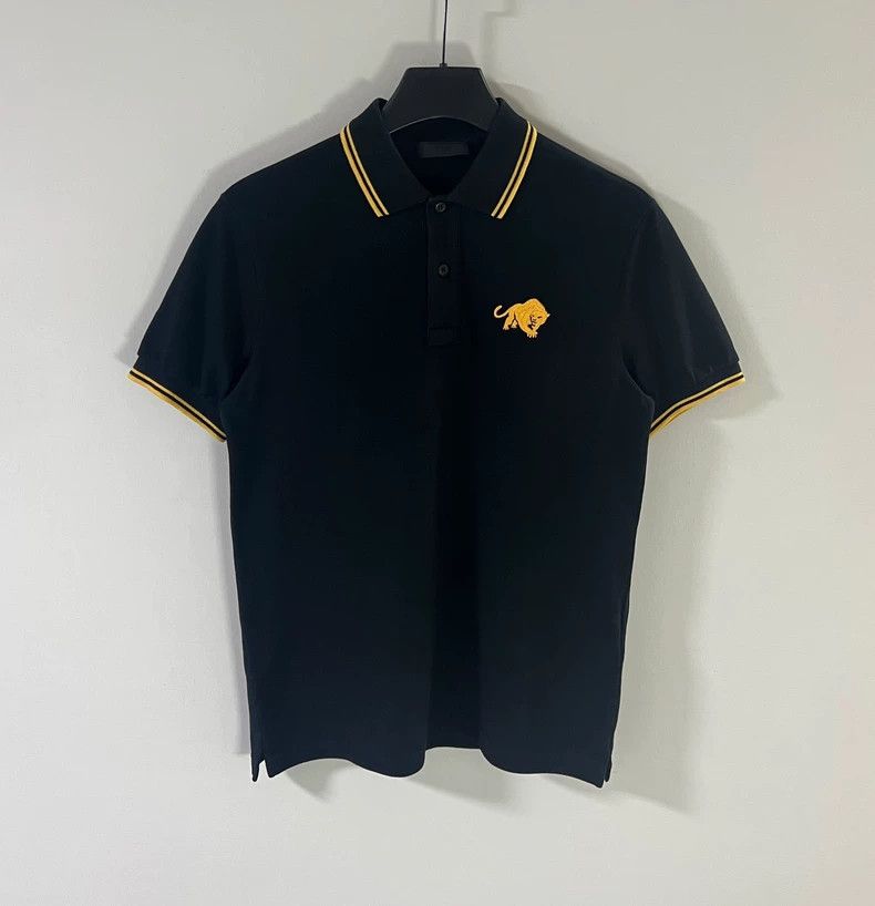 Prada Prada Men's Short Sleeve Polo Shirt - dmc Size US S / EU 44-46 / 1 - 1 Thumbnail